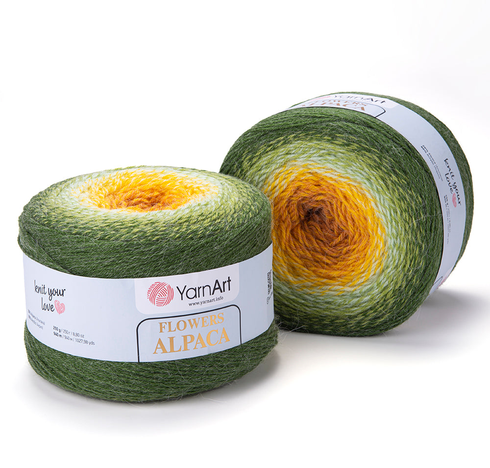 YarnArt Flowers Alpaca - 20% Alpaca - 80% Acrylic - 250g - 940m