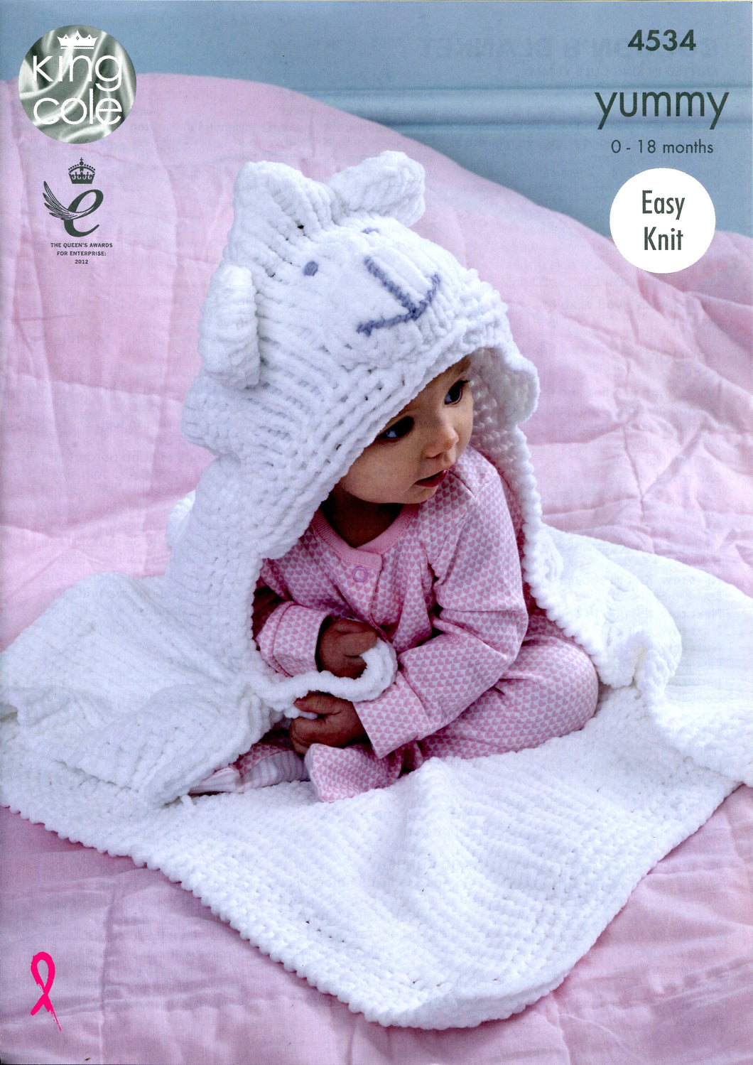 King Cole YUMMY KNITTING PATTERNS - 4534 Cocoon and Blanket