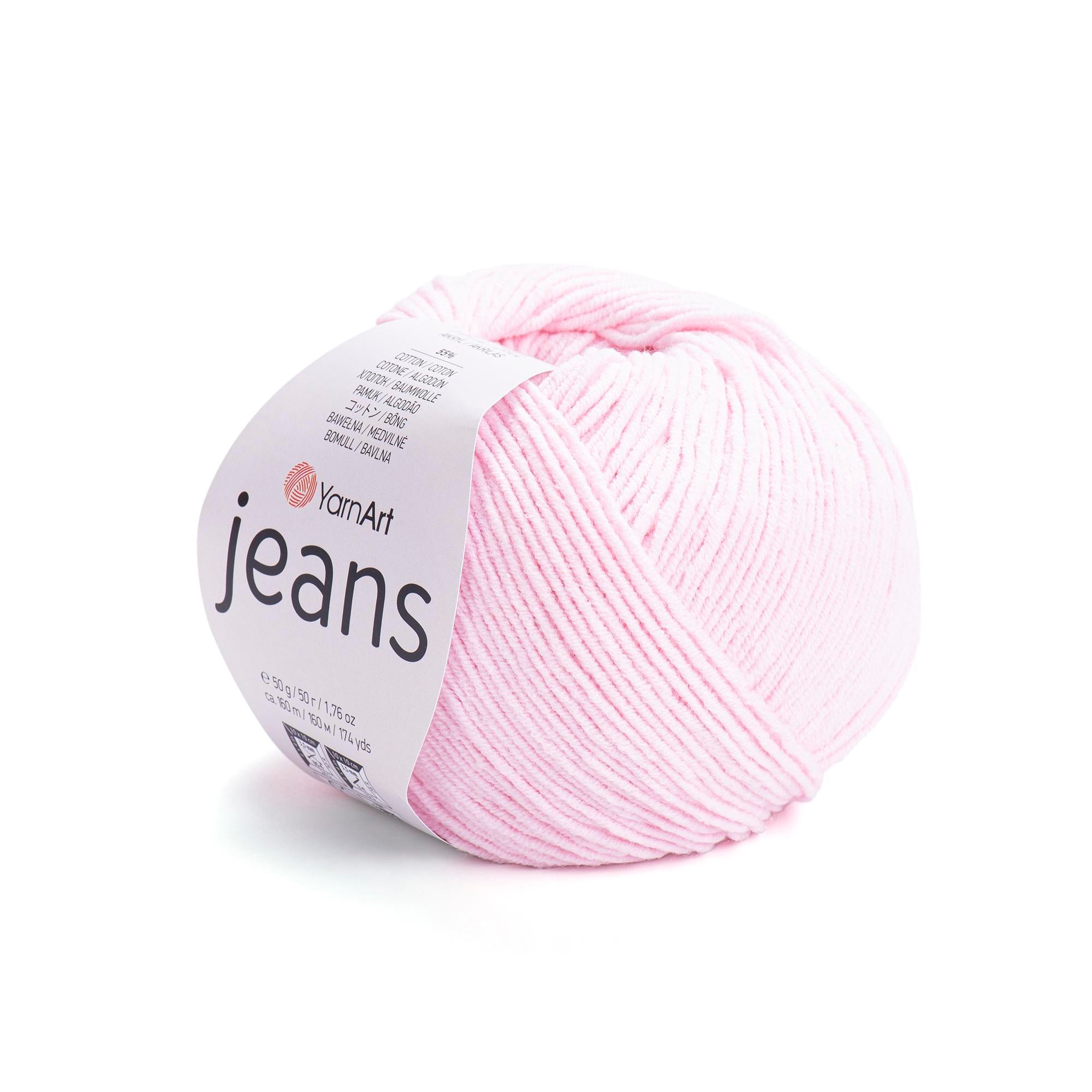Yarn Art - JEANS - 55% Cotton 45% Acrylic, 160m Knitting and Crochet Yarn