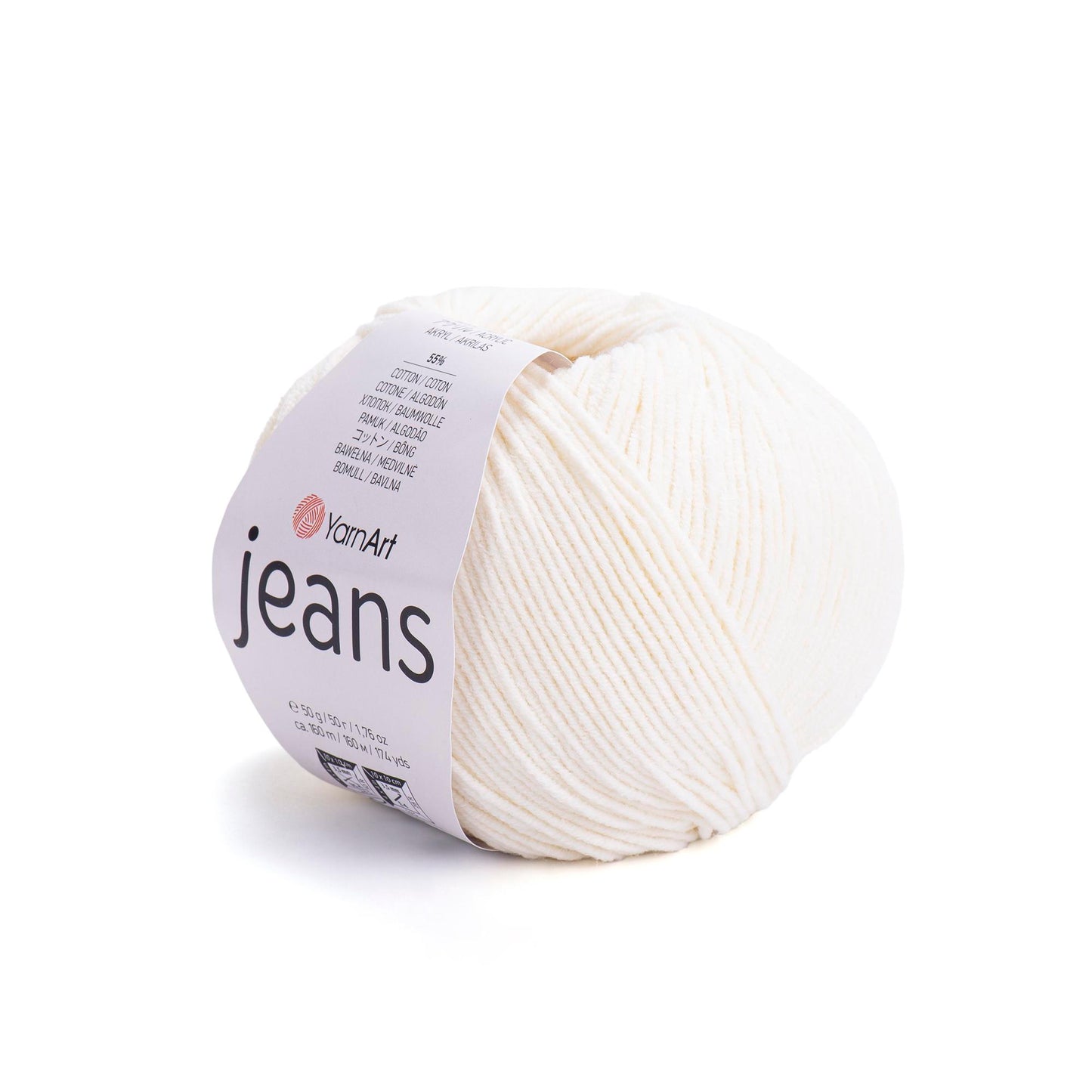 Yarn Art - JEANS - 55% Cotton ? 45% Acrylic, 160m Knitting and Crochet Yarn
