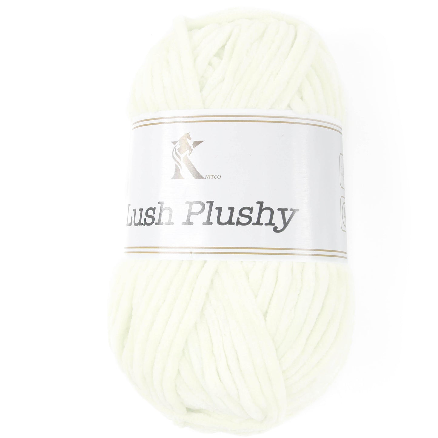 Knit co Lush Plushy / Chenille Chunky - 100g: 100% Polyester