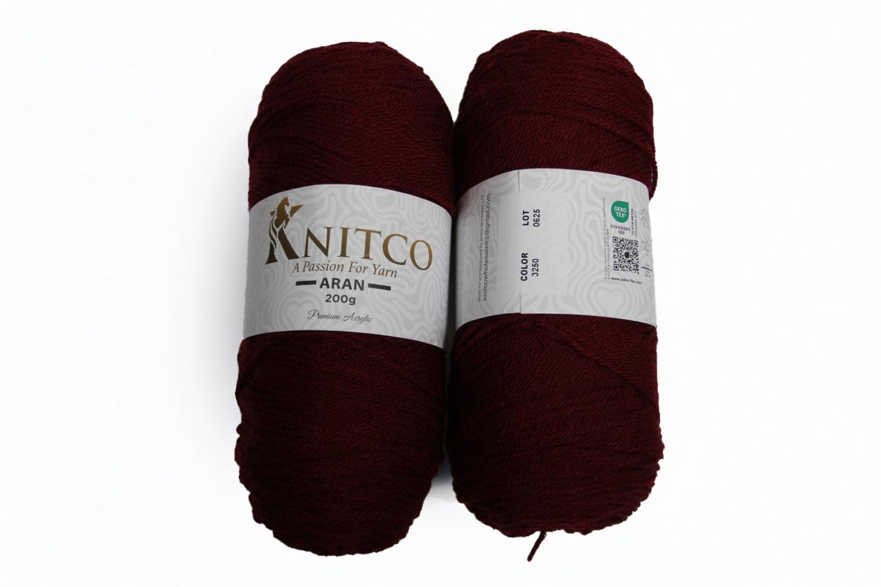 Knitco Aran - 200g - 420m - 100% Acrylic