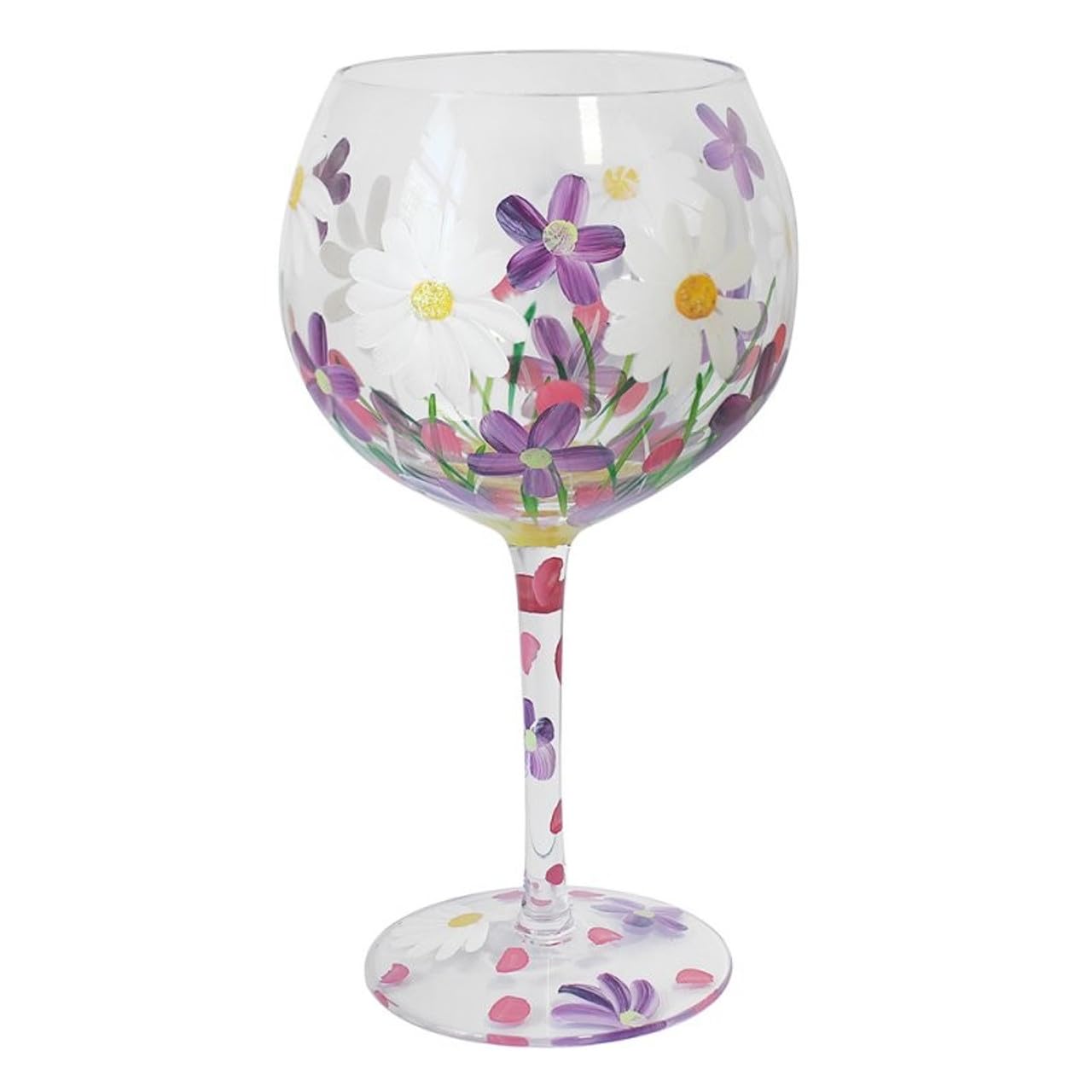 Diamante Crafts Floral Gin and Wine Glasses