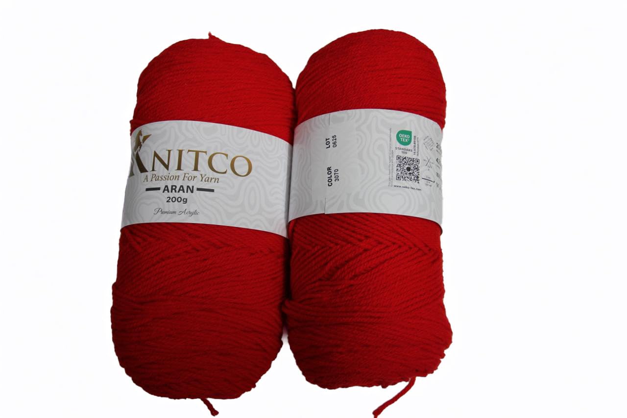 Knitco Aran - 200g - 420m - 100% Acrylic