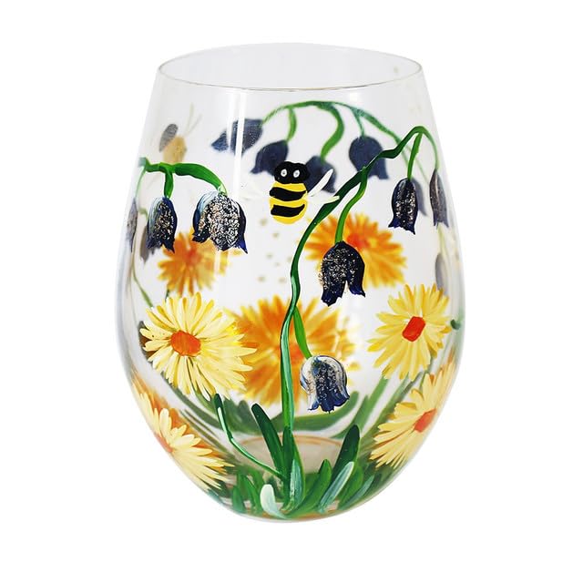Diamante Crafts Floral Gin and Wine Glasses