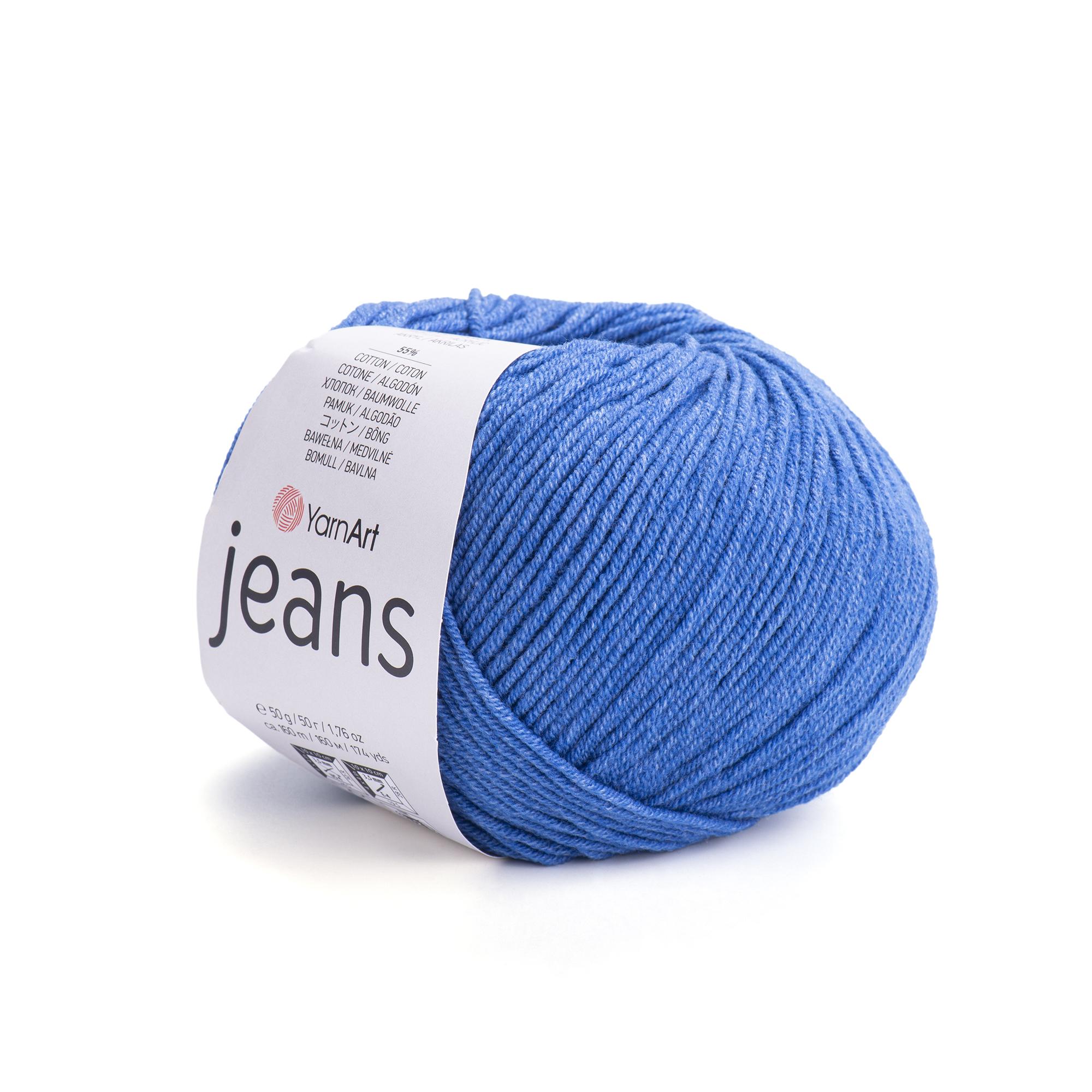 Yarn Art - JEANS - 55% Cotton 45% Acrylic, 160m Knitting and Crochet Yarn