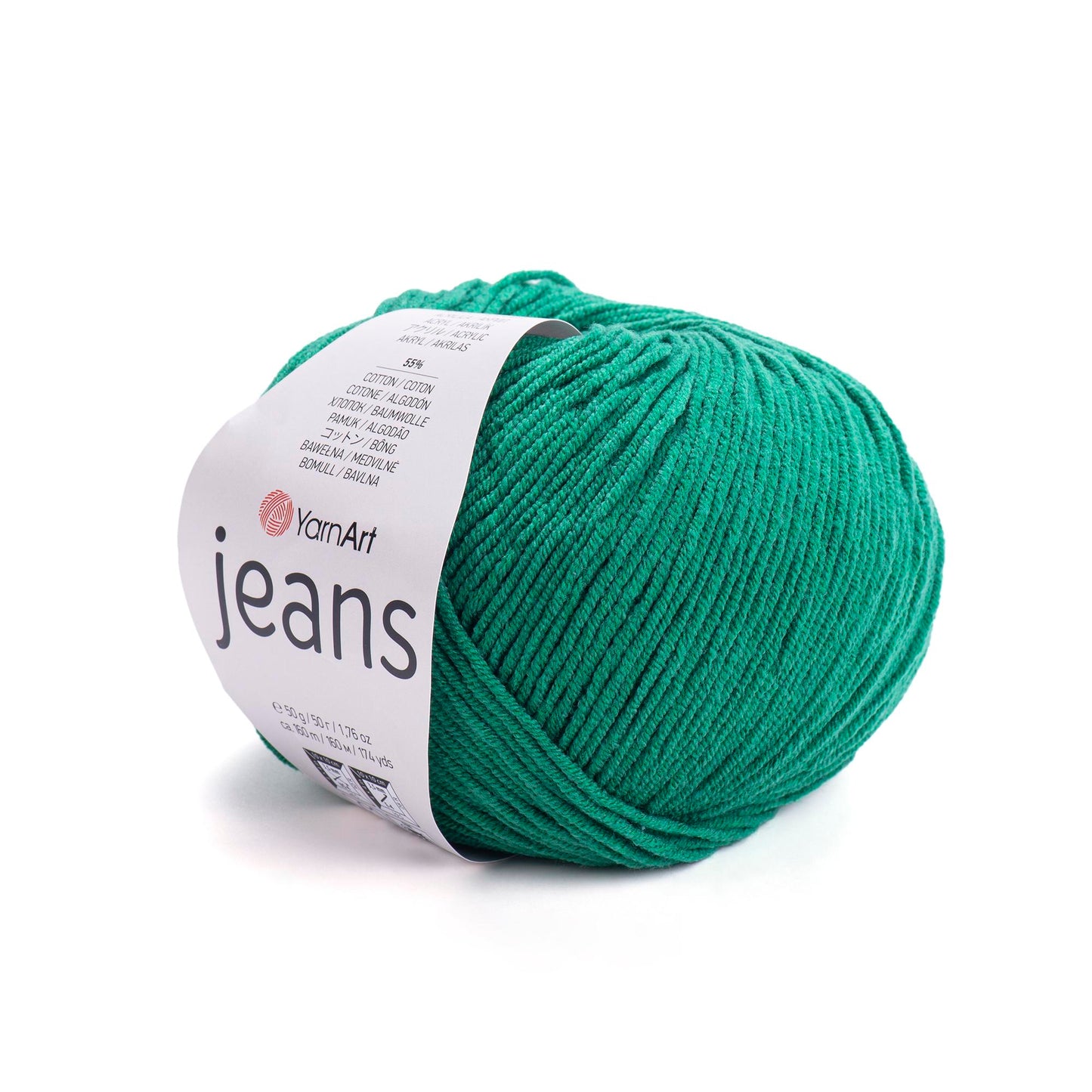 Yarn Art - JEANS - 55% Cotton ? 45% Acrylic, 160m Knitting and Crochet Yarn