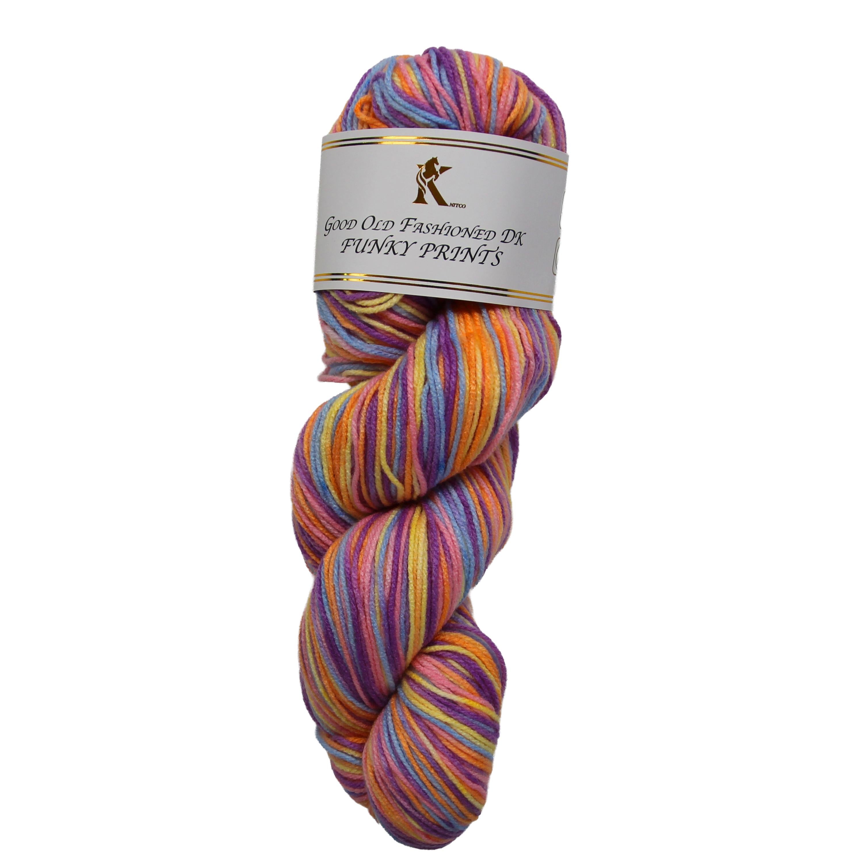 Good Old Fashioned Funky Prints Hanks - 100g - 280m - 100% Acrylic