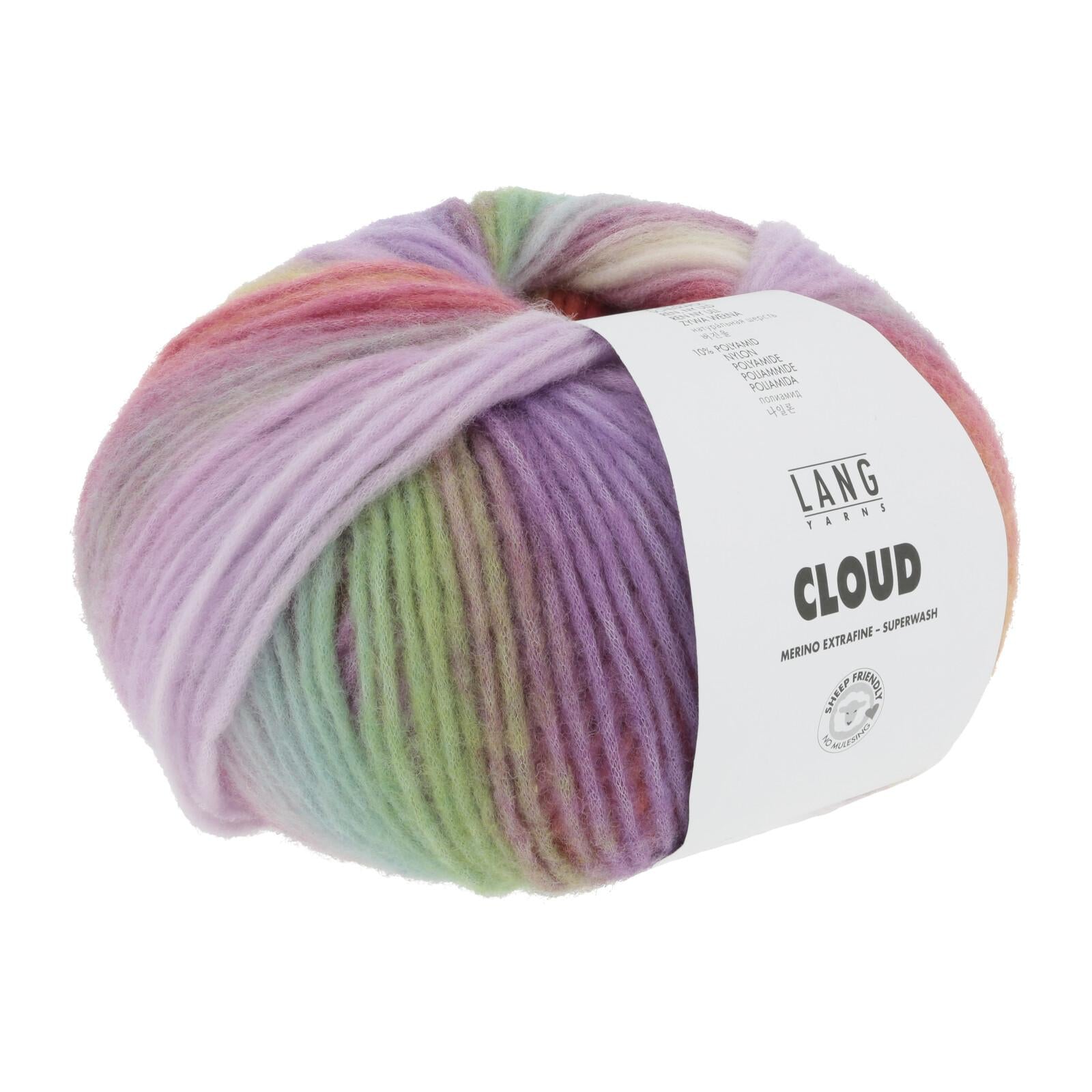 Cloud Lang Yarns, 100g, 260m, 90% merino, 10% nylon