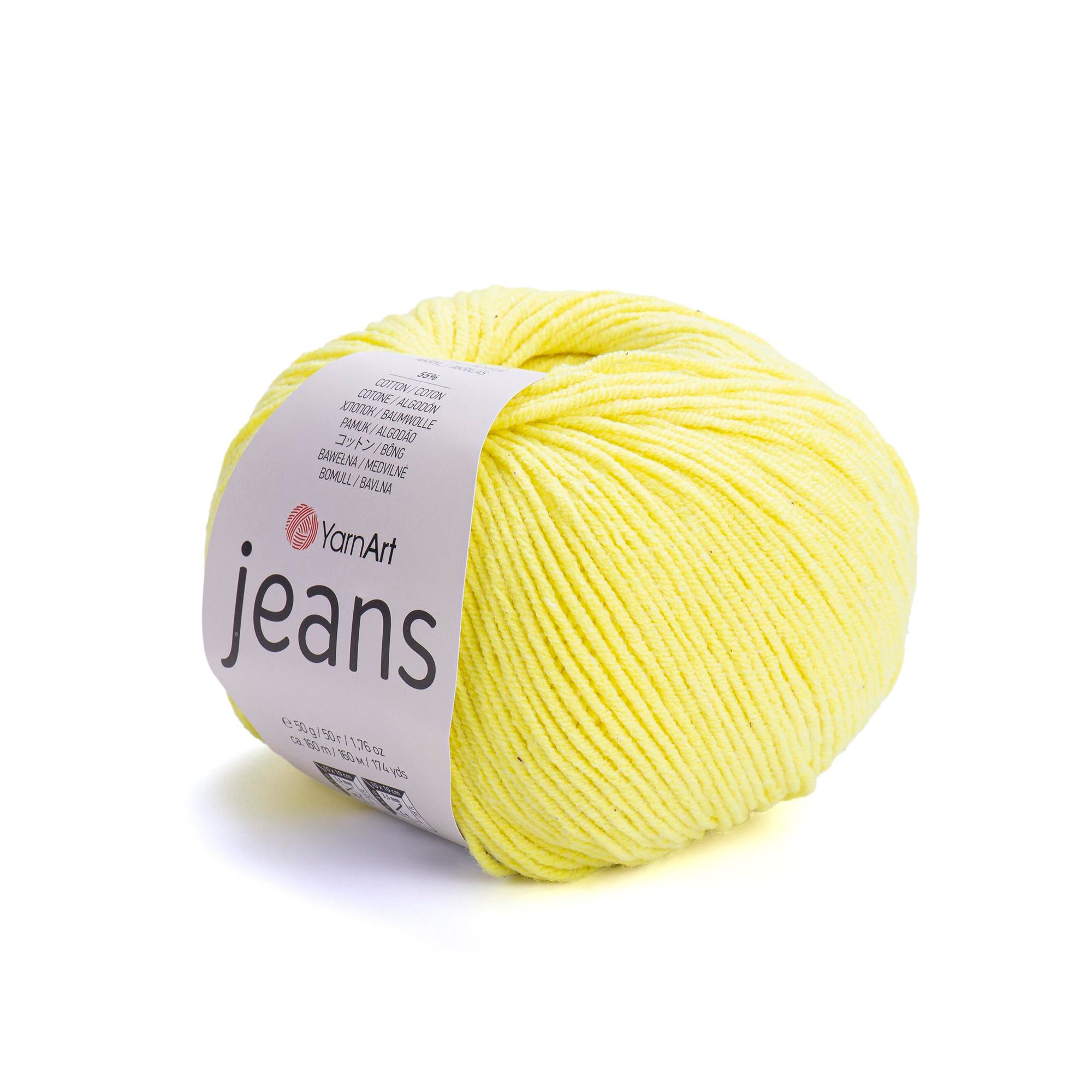 Yarn Art - JEANS - 55% Cotton 45% Acrylic, 160m Knitting and Crochet Yarn