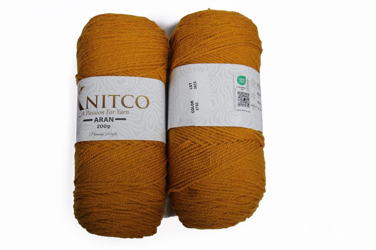 Knitco Aran - 200g - 420m - 100% Acrylic