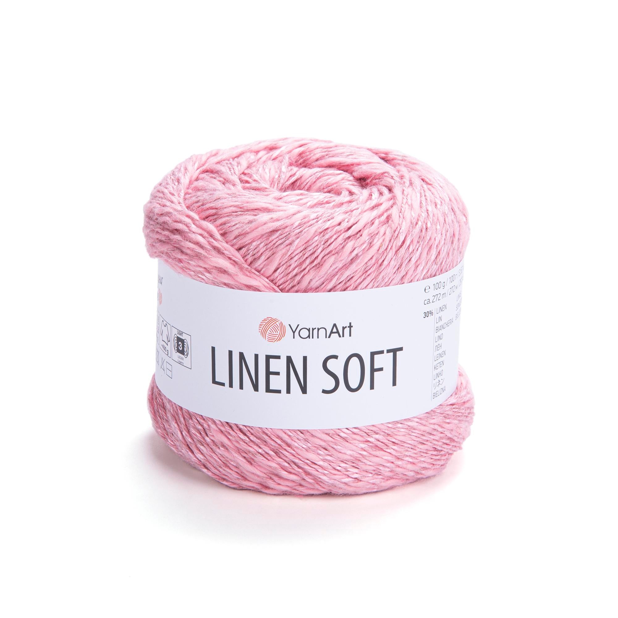 Yarn Art Linen Soft / 100g Double Knit 30% Linen - 36% Viscose - 34% Cotton