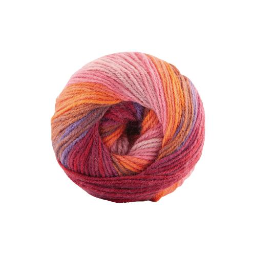 Papatya Batik Dk Variegated Pack Of 5 - 100g, 100% Acrylic, 360m