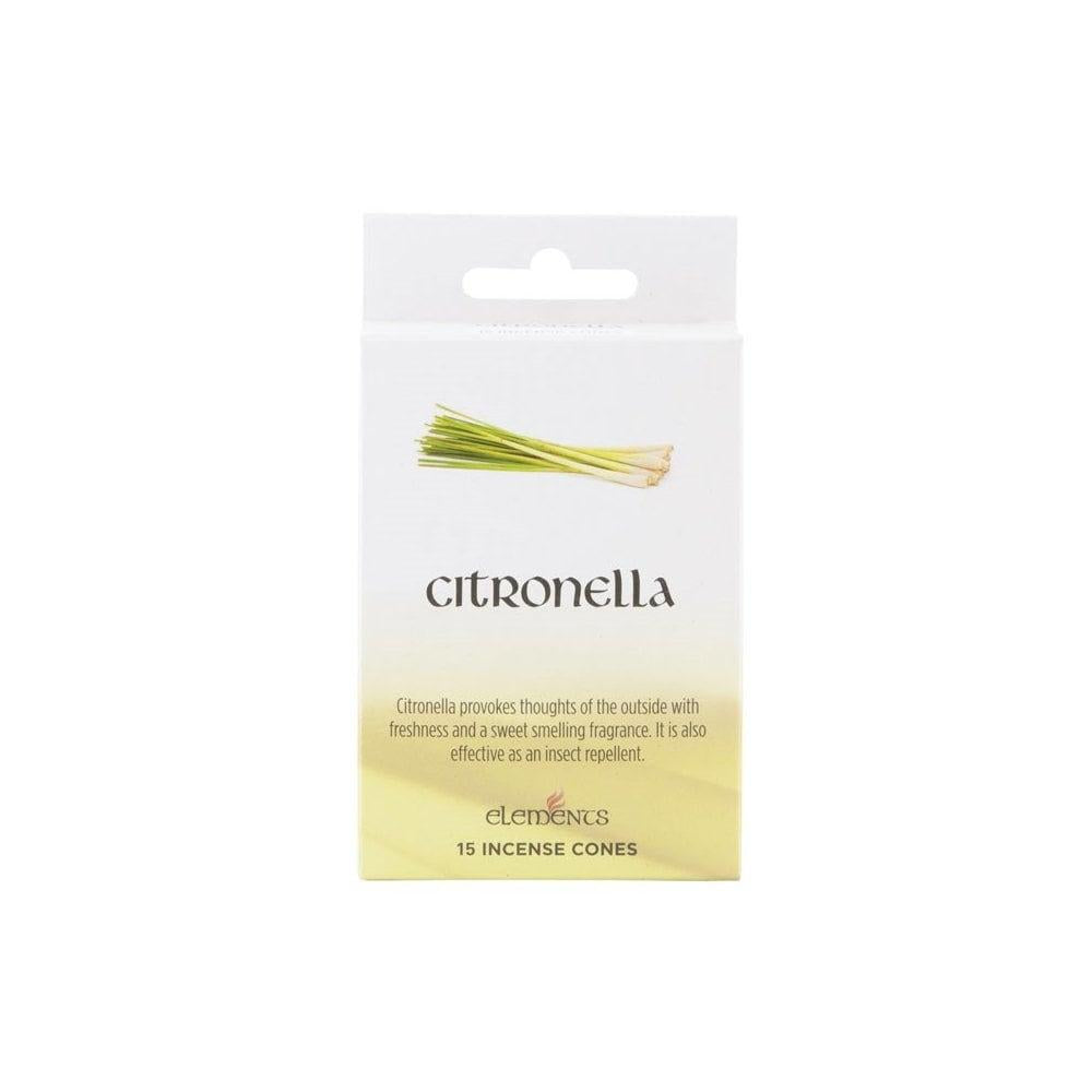 Pack of 15 Elements Incense Cones Long Burning Home Fragrance Selection of Aromatic Scents