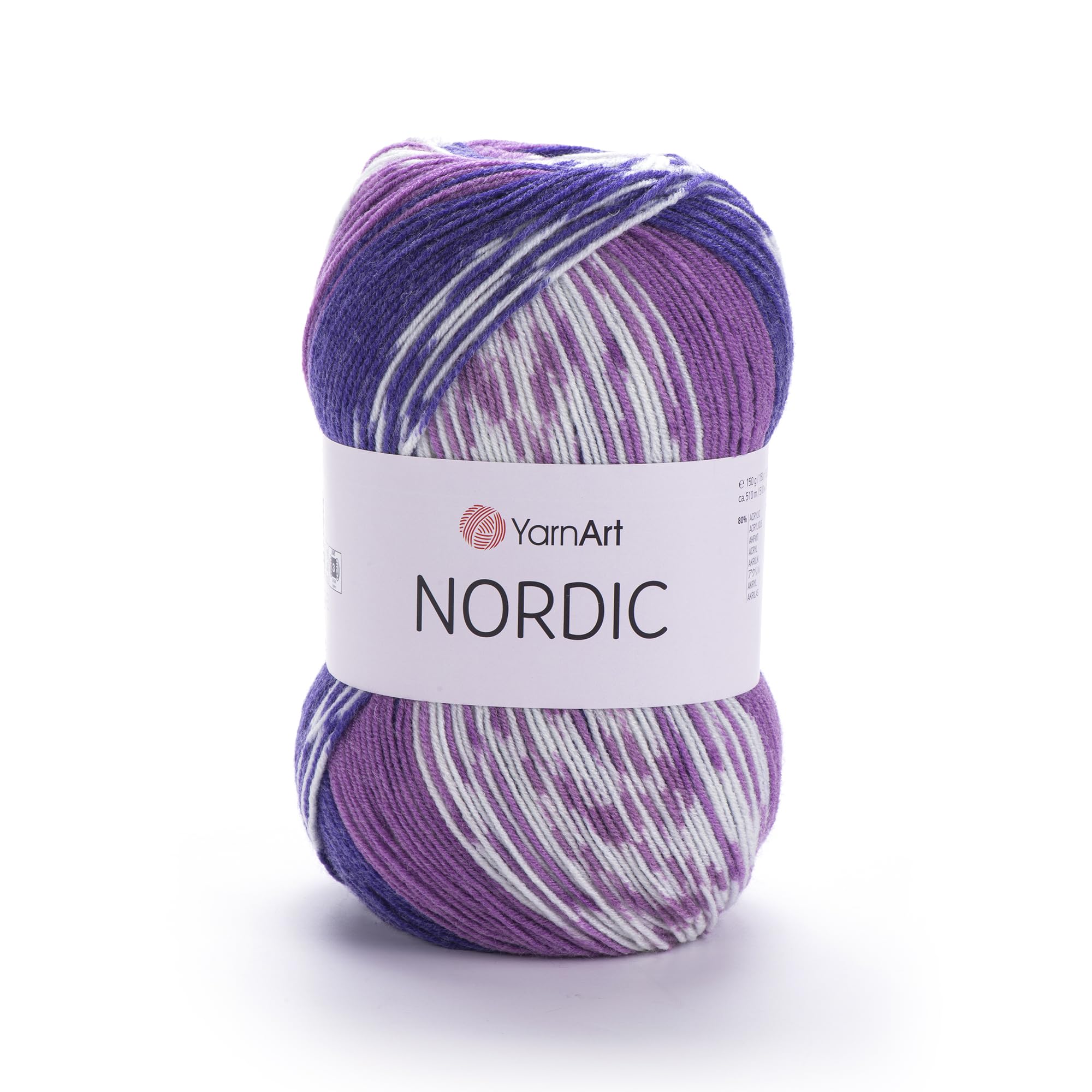 YarnArt Nordic - 20% Wool - 80% Acrylic - 150g - 510m