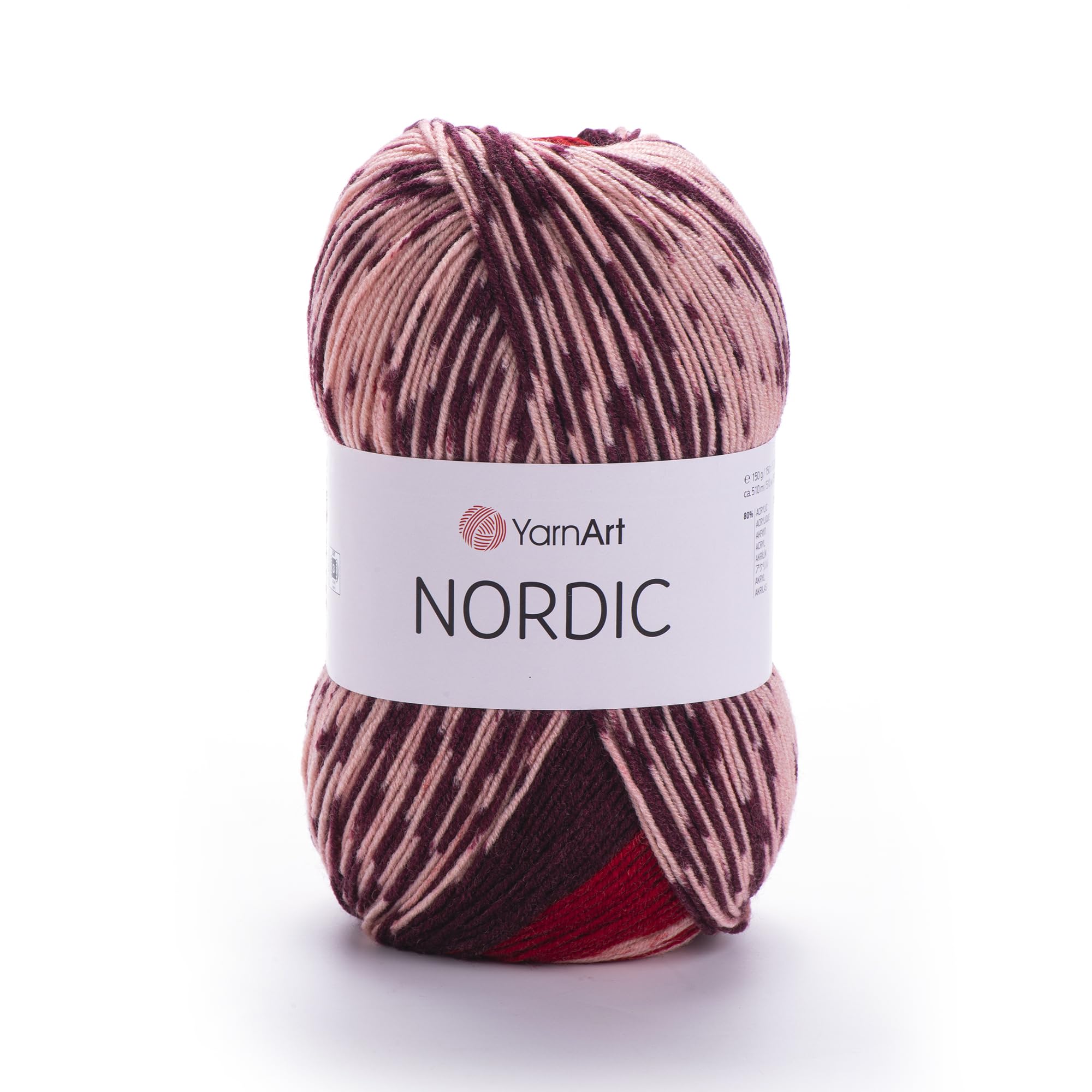 YarnArt Nordic - 20% Wool - 80% Acrylic - 150g - 510m
