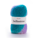 YarnArt Bellissimo - 13% Mohair - 67% Acrylic - 4% Polyamide - 16% Polyester