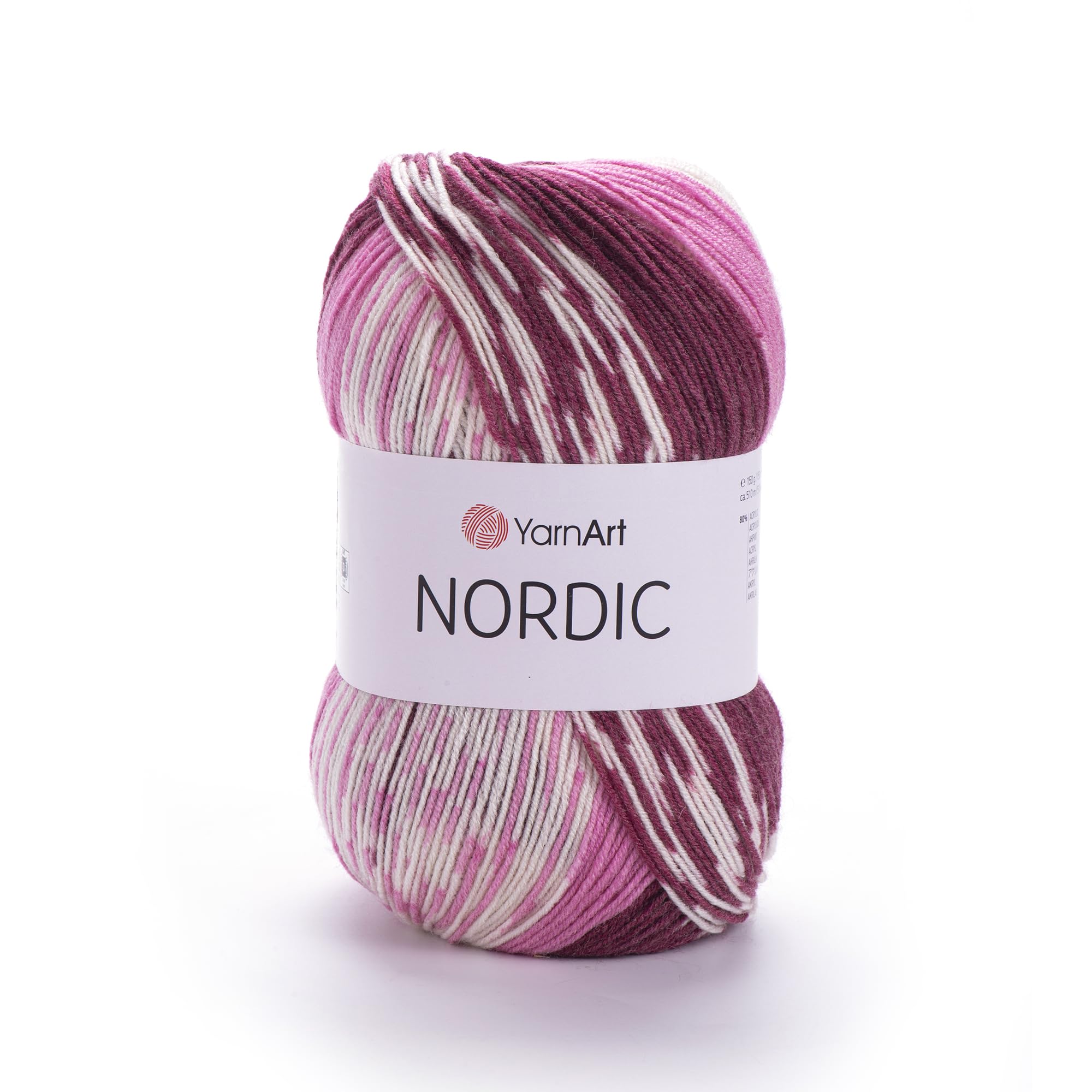 YarnArt Nordic - 20% Wool - 80% Acrylic - 150g - 510m