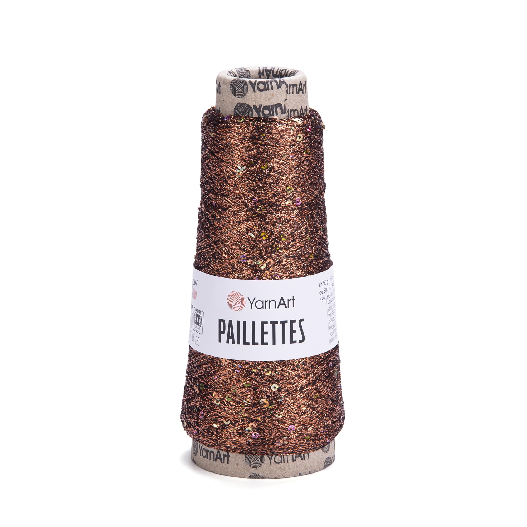 YarnArt Paillettes - 75% Metallic Polyester - 25% Payette Polyester