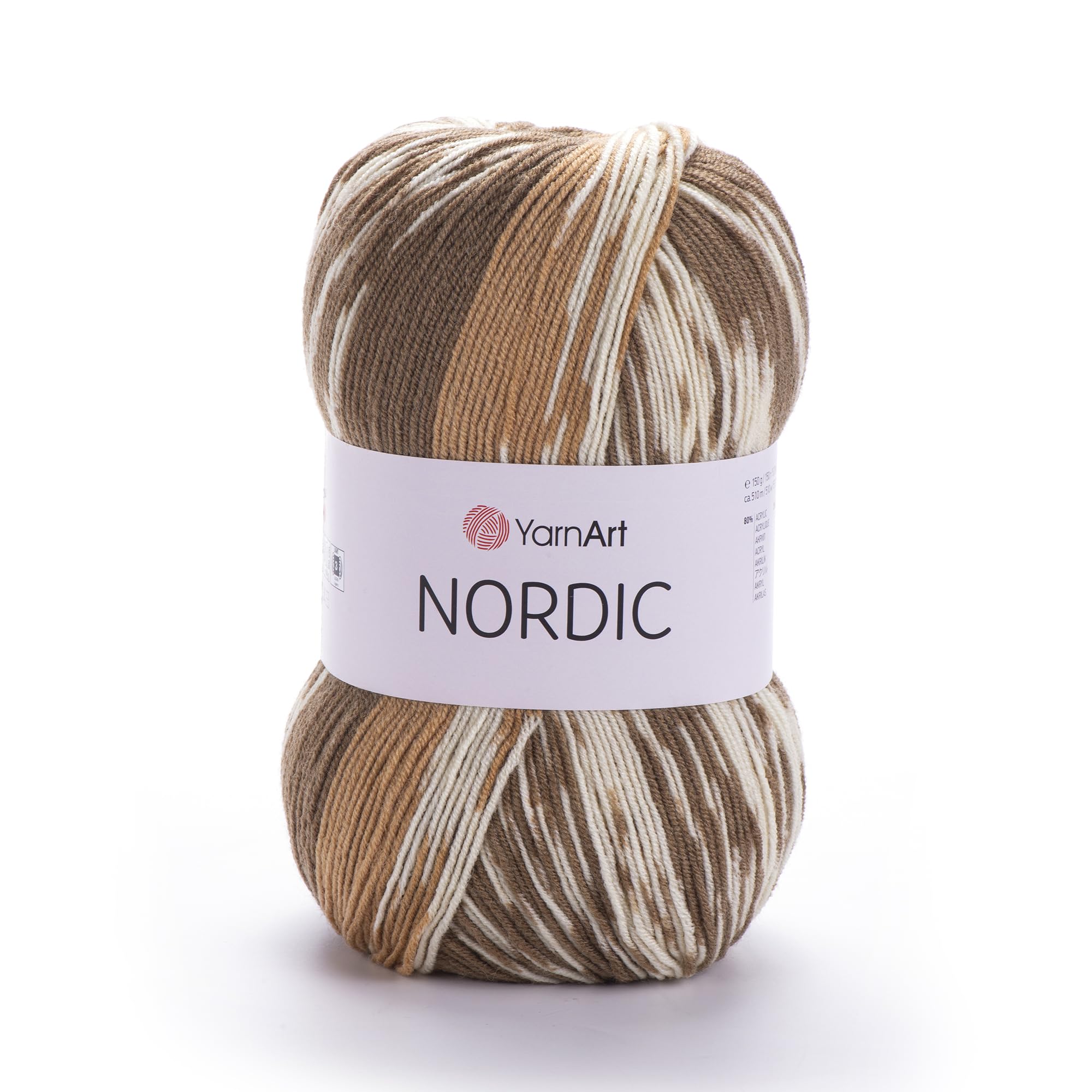 YarnArt Nordic - 20% Wool - 80% Acrylic - 150g - 510m