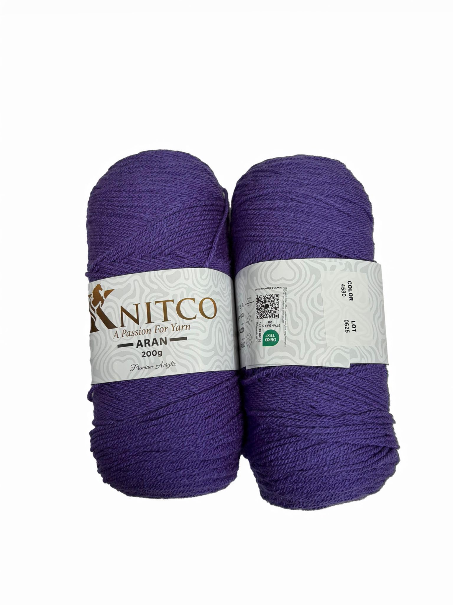 Knitco Aran - 200g - 420m - 100% Acrylic