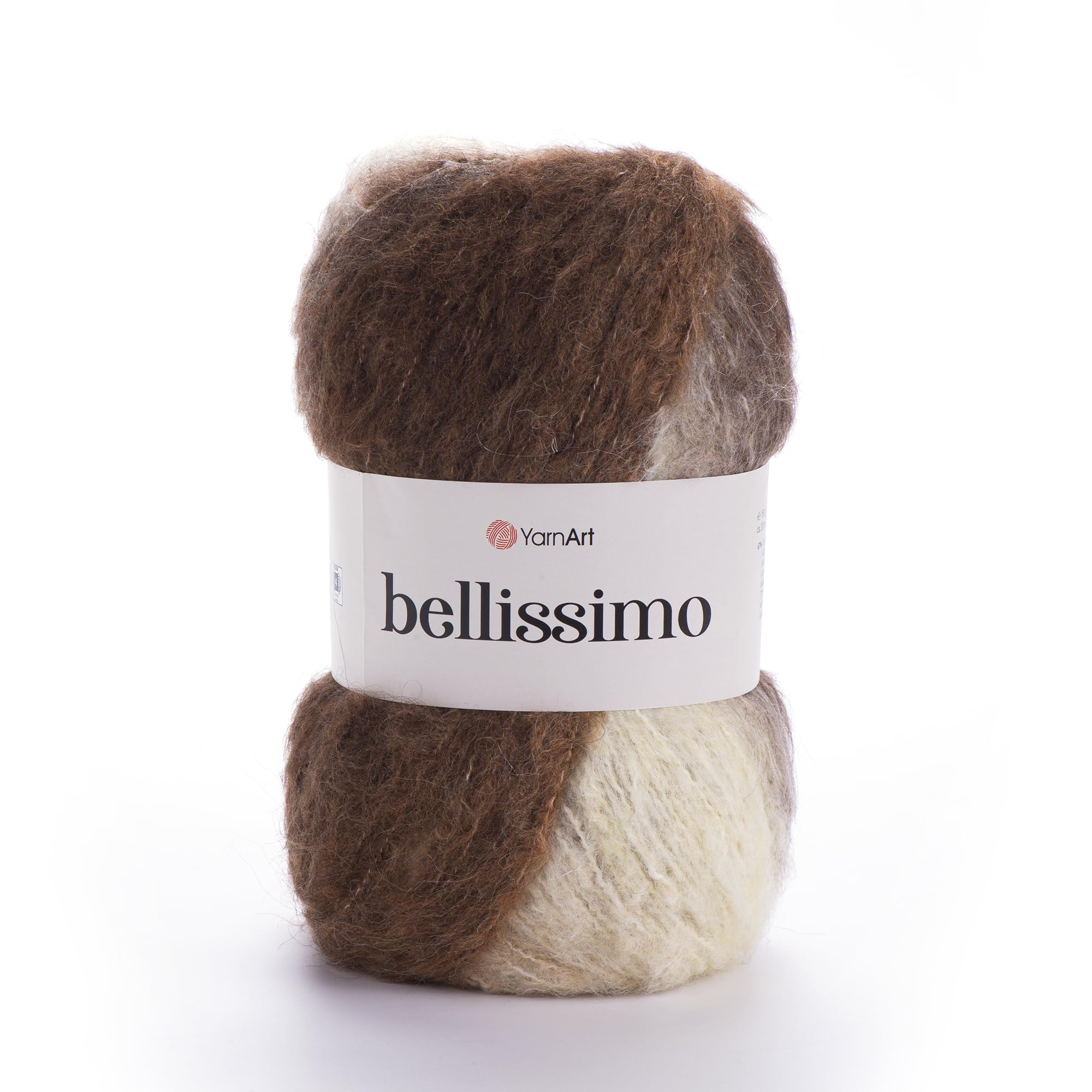 YarnArt Bellissimo - 13% Mohair - 67% Acrylic - 4% Polyamide - 16% Polyester
