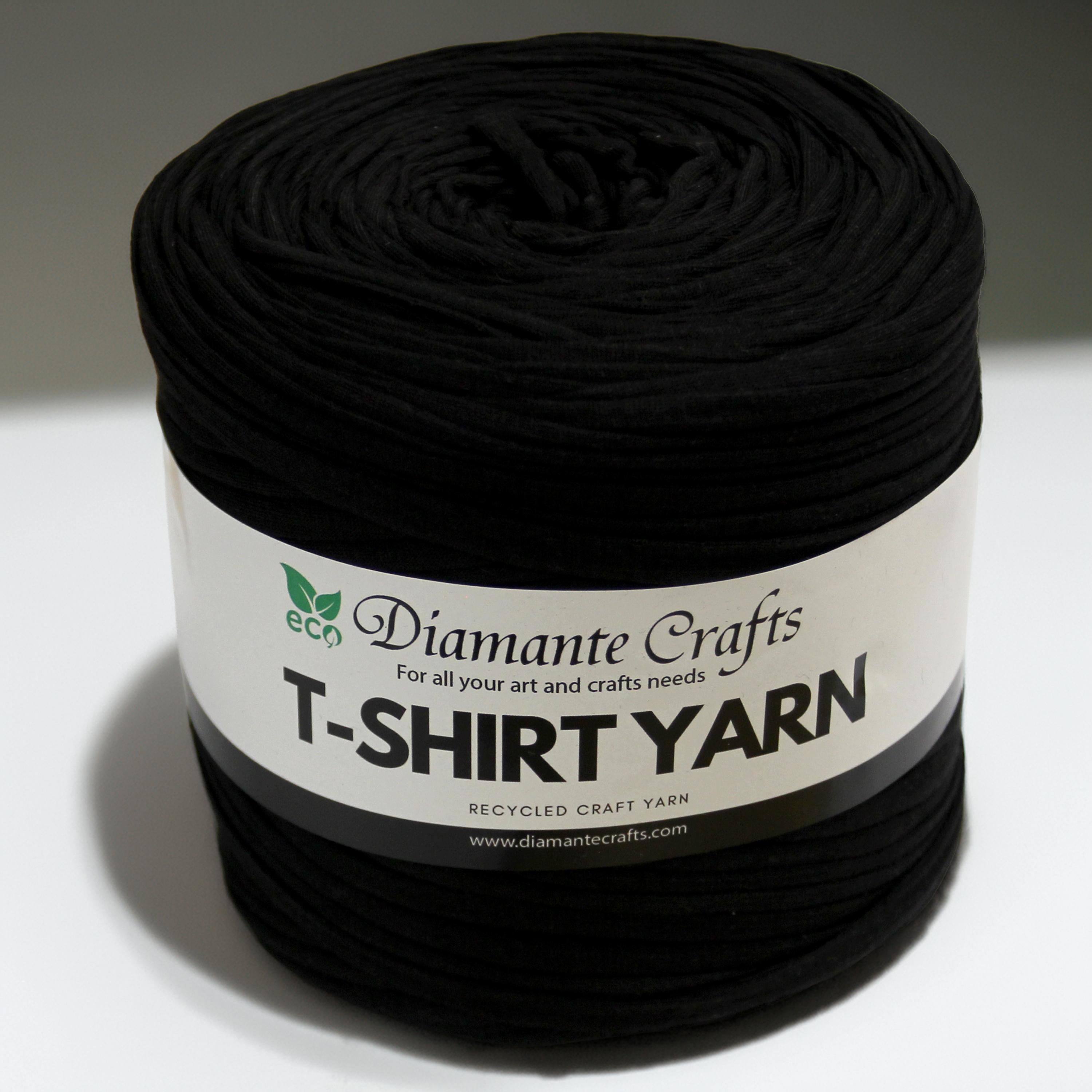 Diamante Crafts Tshirt Yarn - 650g - 110m - 85% Cotton - 10% Recycled Fibres - 5% Elastane