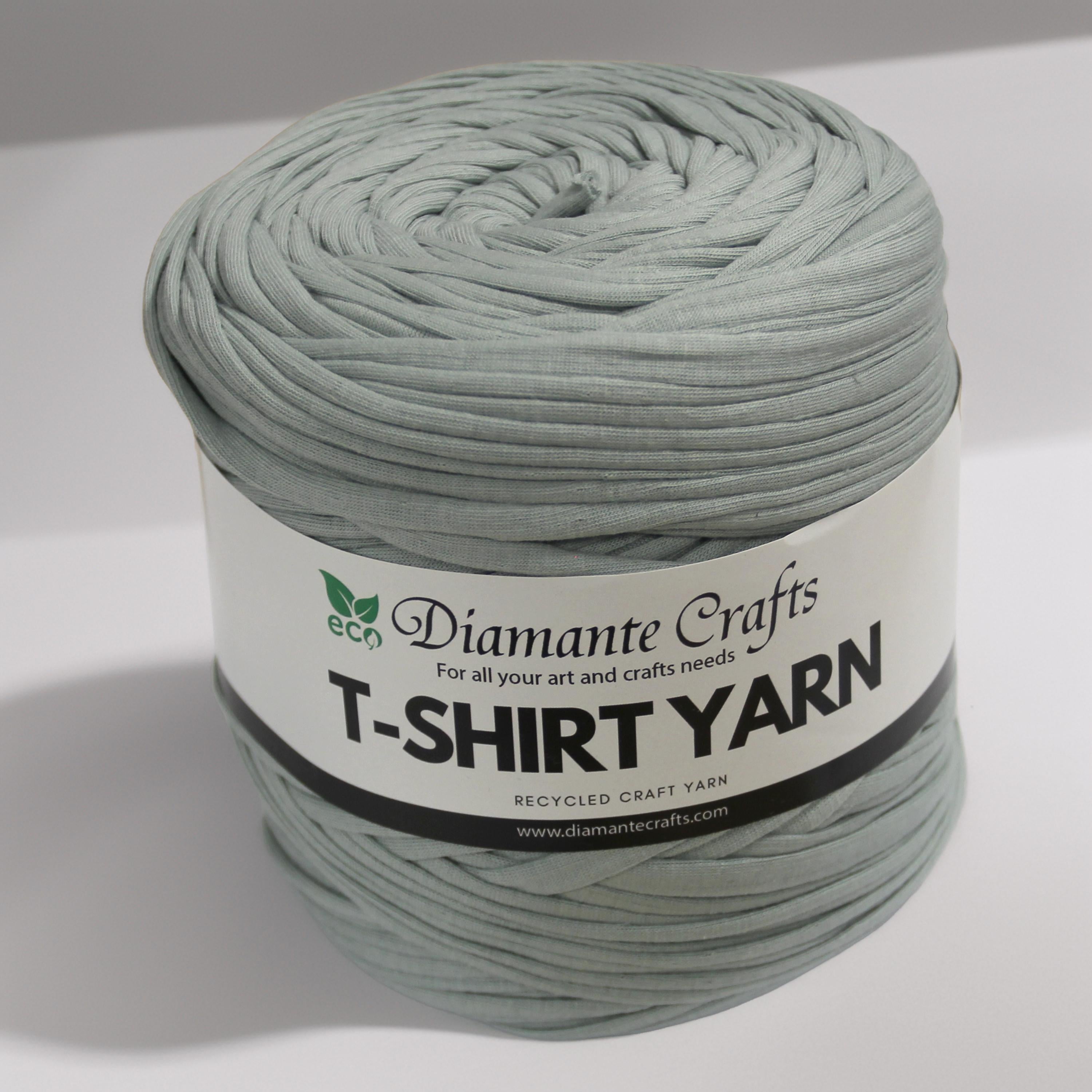 Diamante Crafts Tshirt Yarn - 650g - 110m - 85% Cotton - 10% Recycled Fibres - 5% Elastane