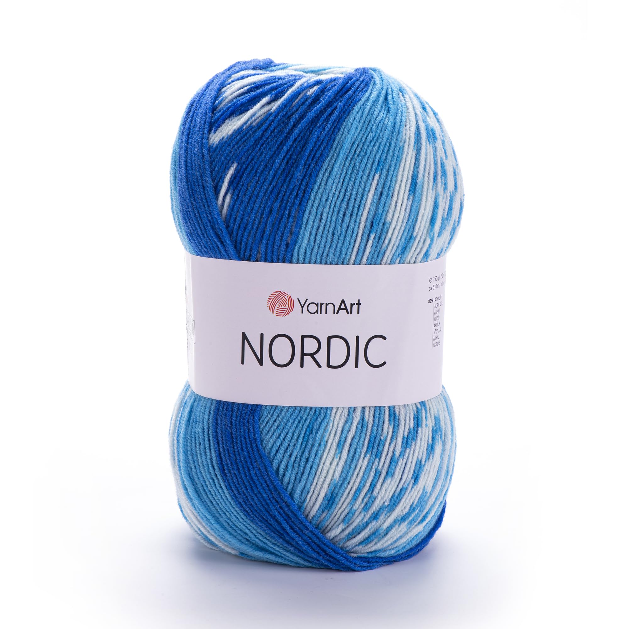 YarnArt Nordic - 20% Wool - 80% Acrylic - 150g - 510m
