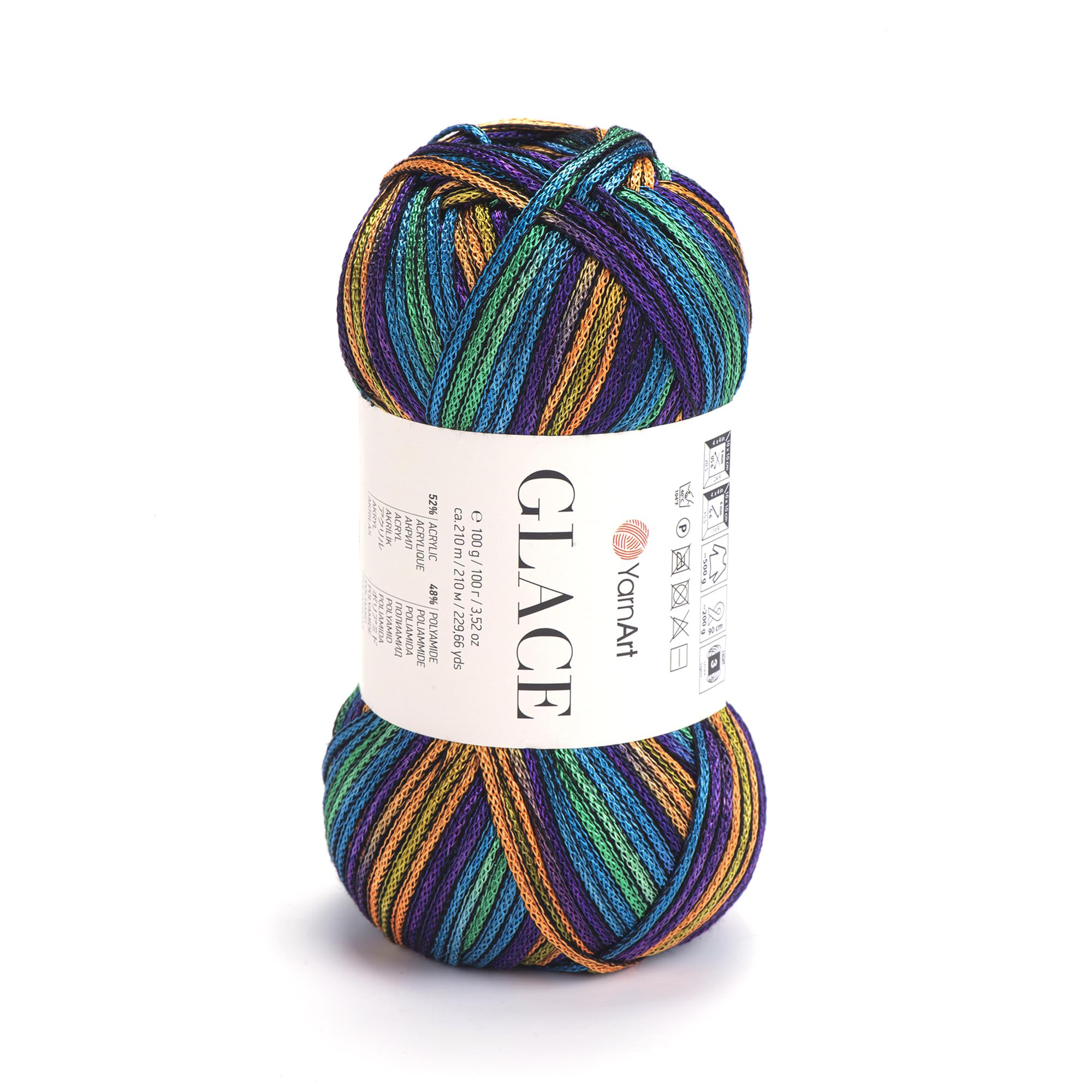 YarnArt Glace - 52% Acrylic - 48% Polyamide