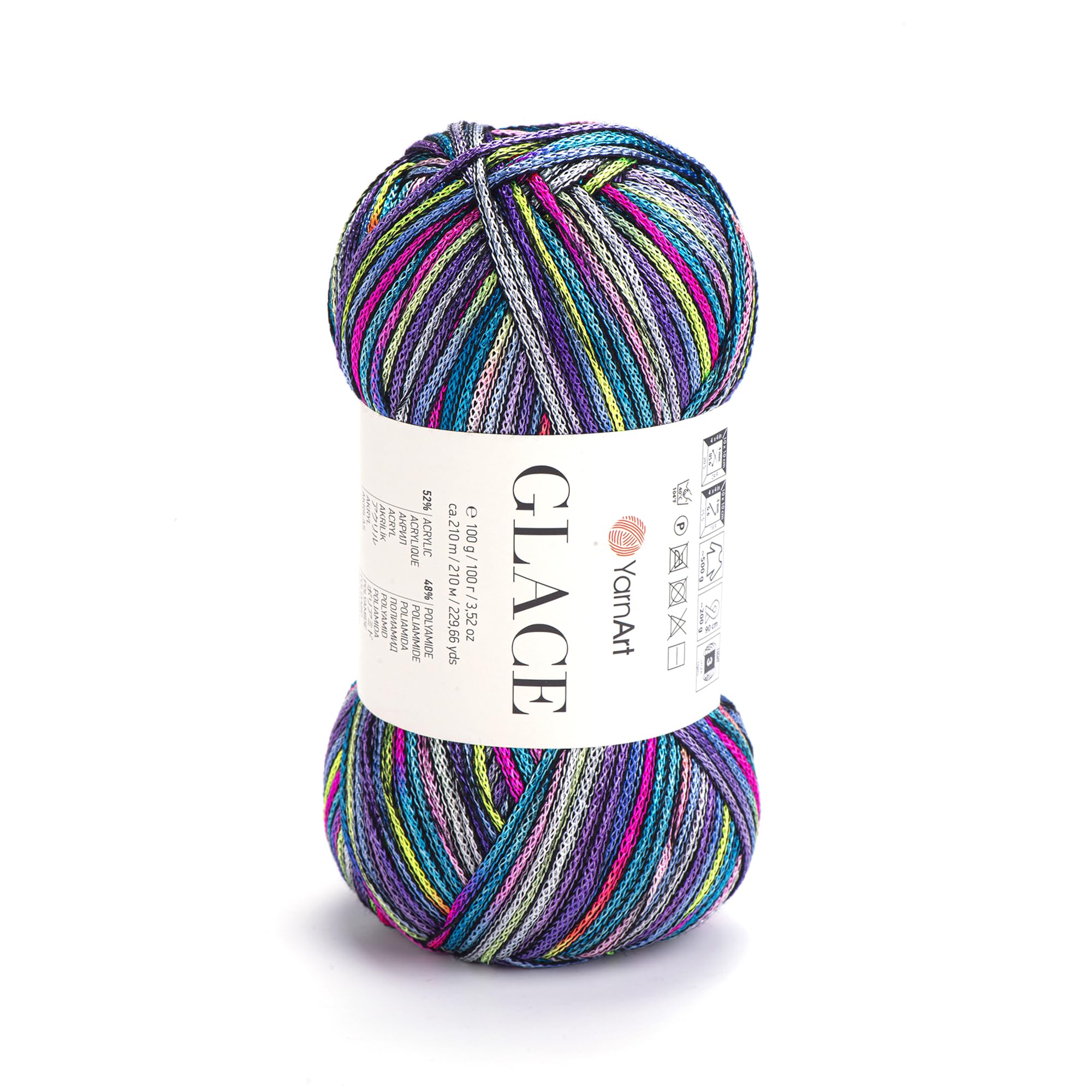 YarnArt Glace - 52% Acrylic - 48% Polyamide