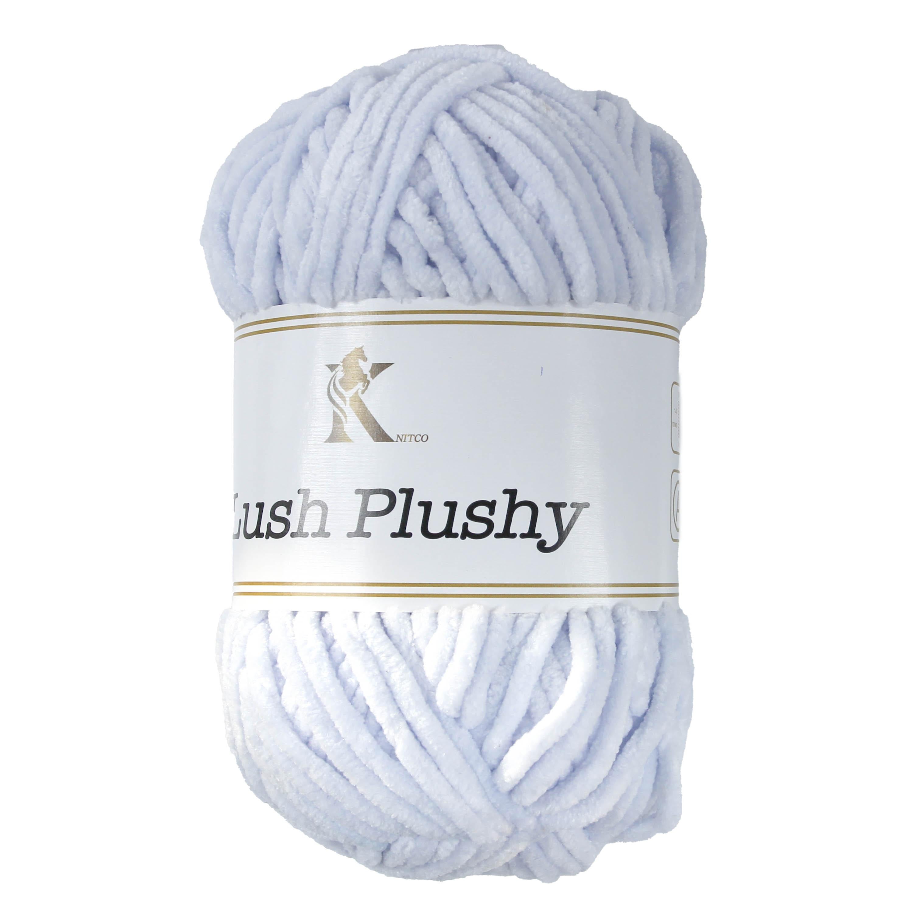 Knit co Lush Plushy / Chenille Chunky - 100g: 100% Polyester