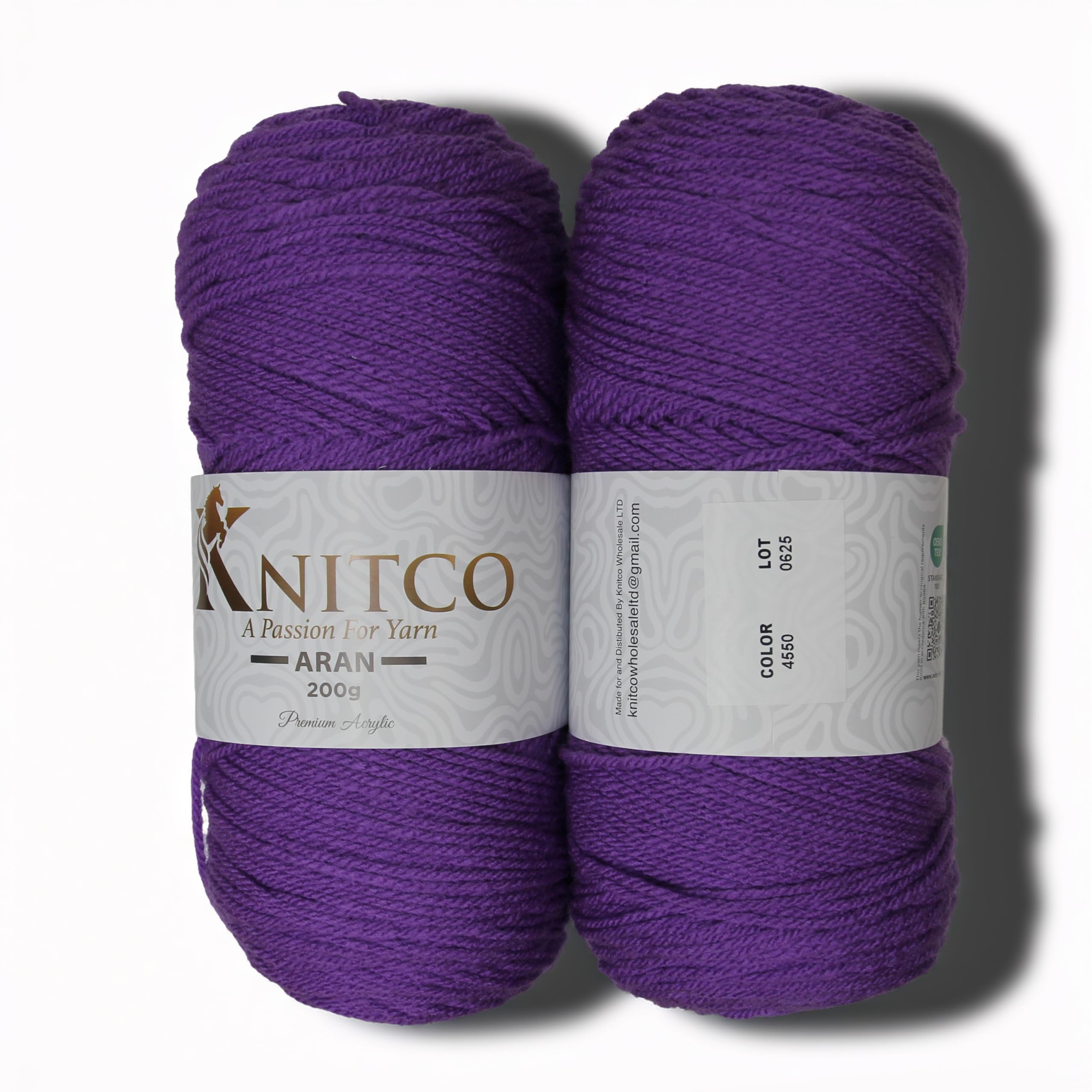 Knitco Aran - 200g - 420m - 100% Acrylic