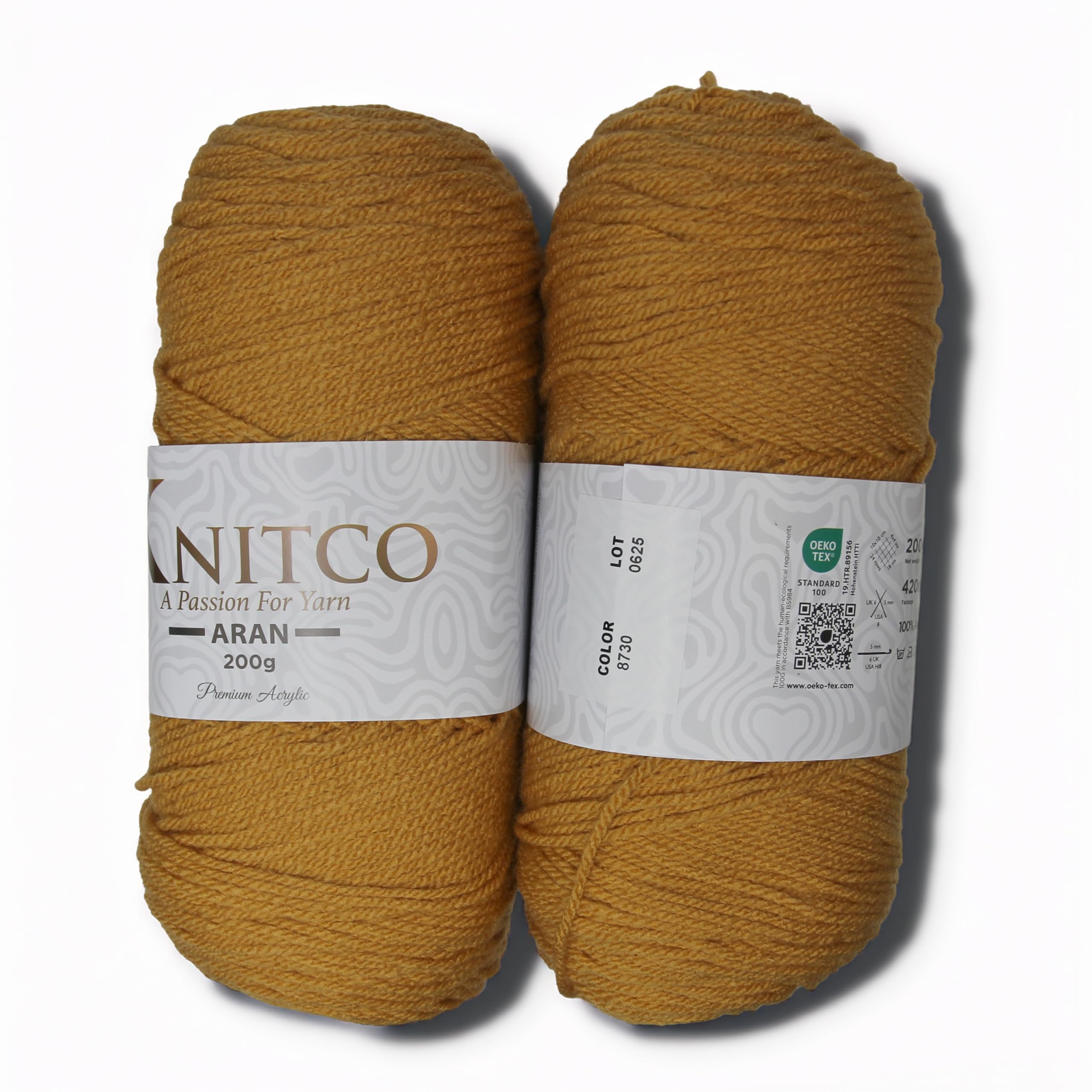 Knitco Aran - 200g - 420m - 100% Acrylic