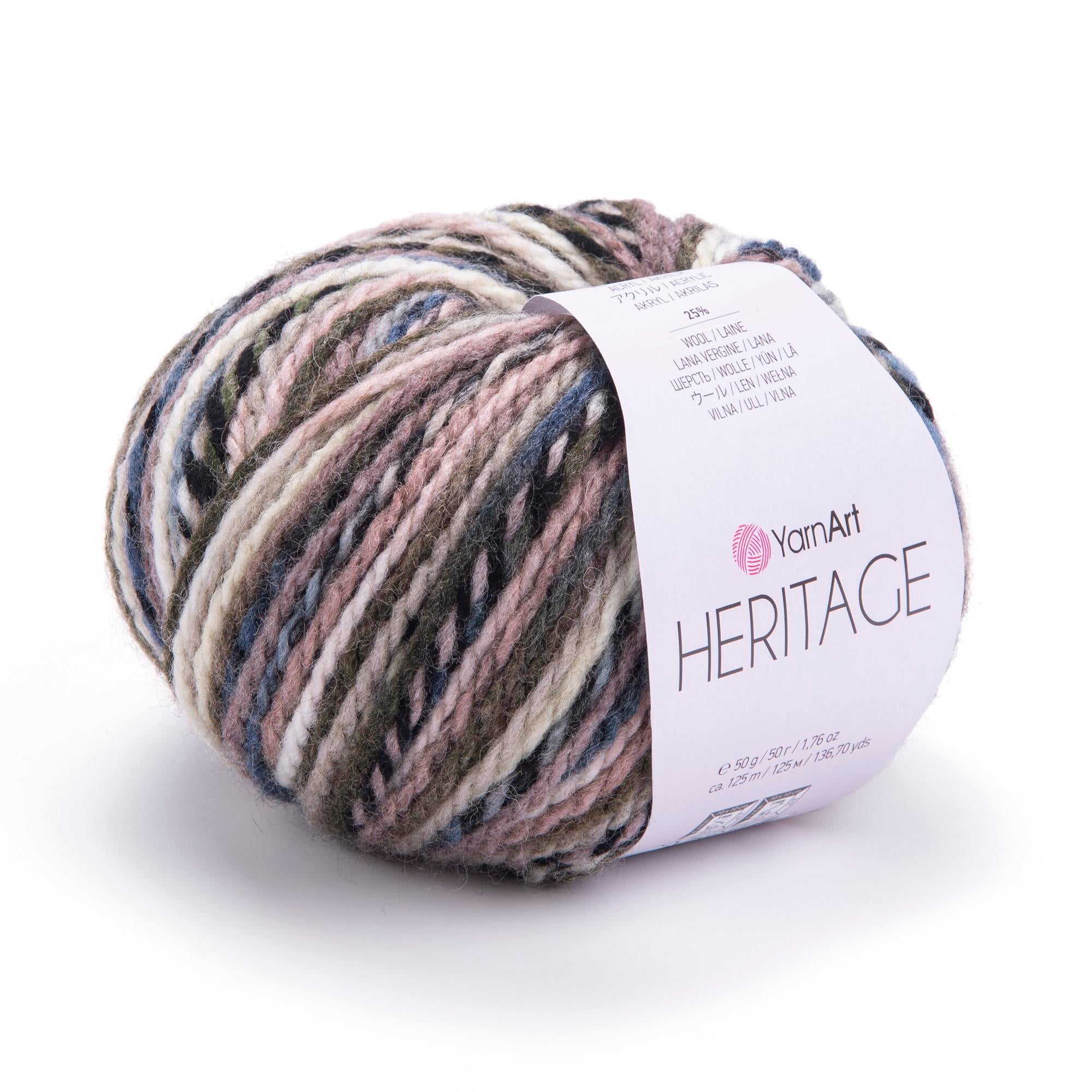 Yarn Art Heritage - 50g, 25% Wool / 75% Acrylic