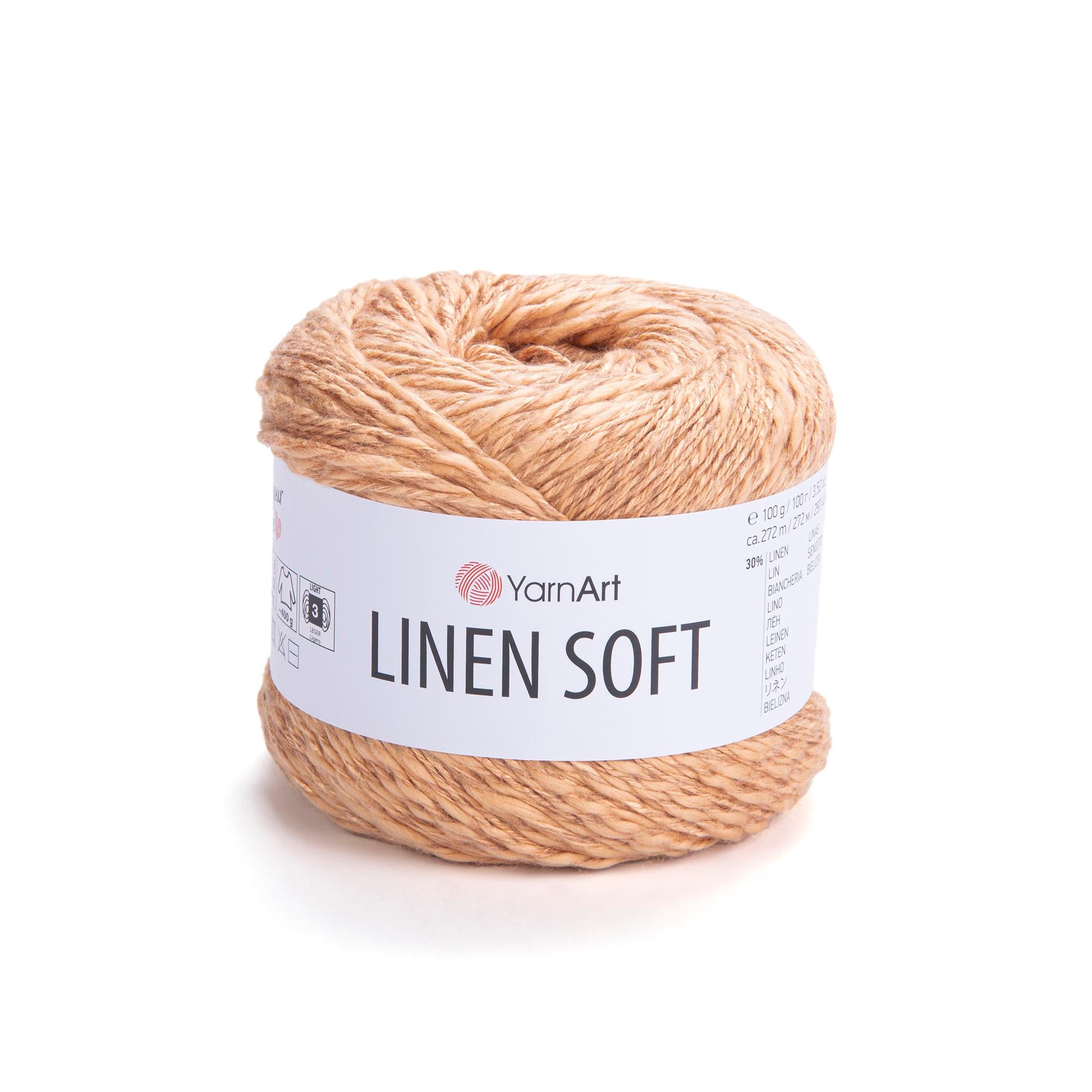 Yarn Art Linen Soft / 100g Double Knit 30% Linen - 36% Viscose - 34% Cotton