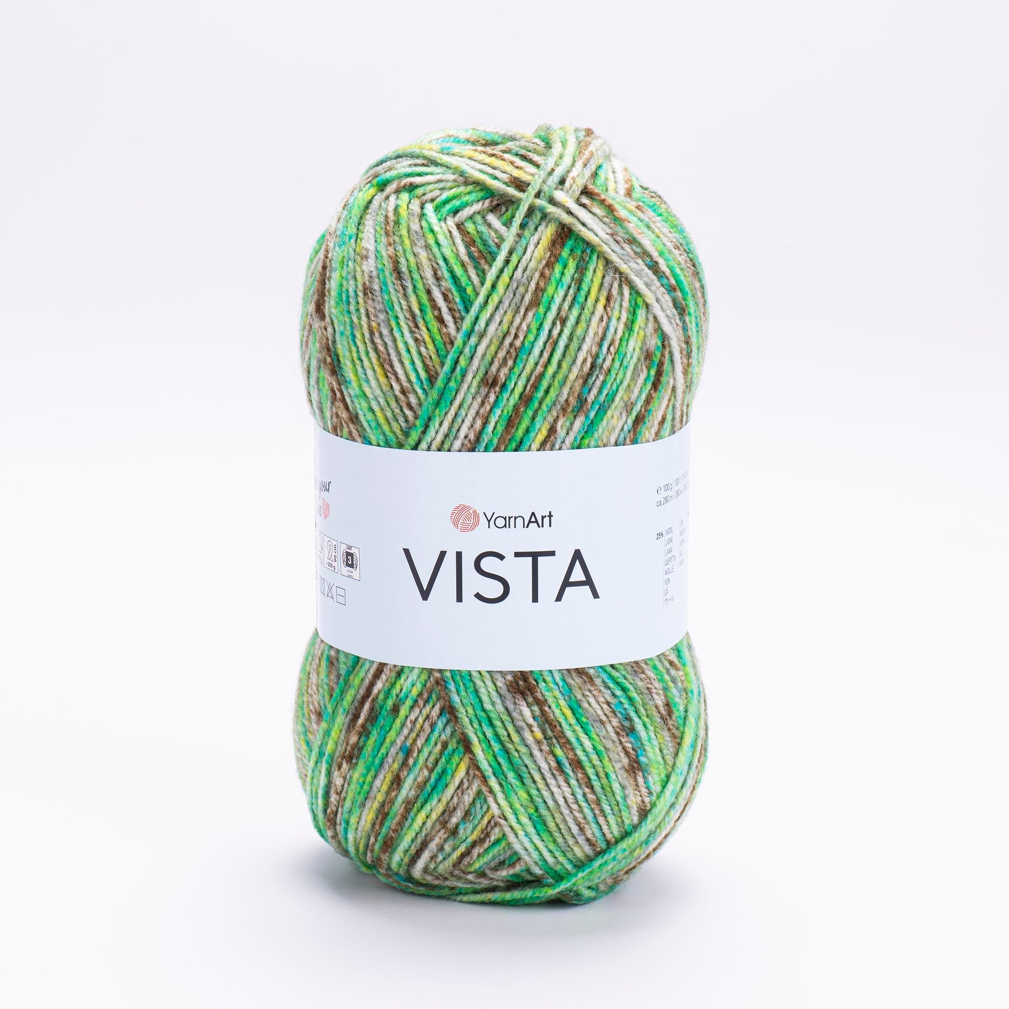 Yarn Art Vista / 100g Double Knit 25% Wool -75% Acrylic