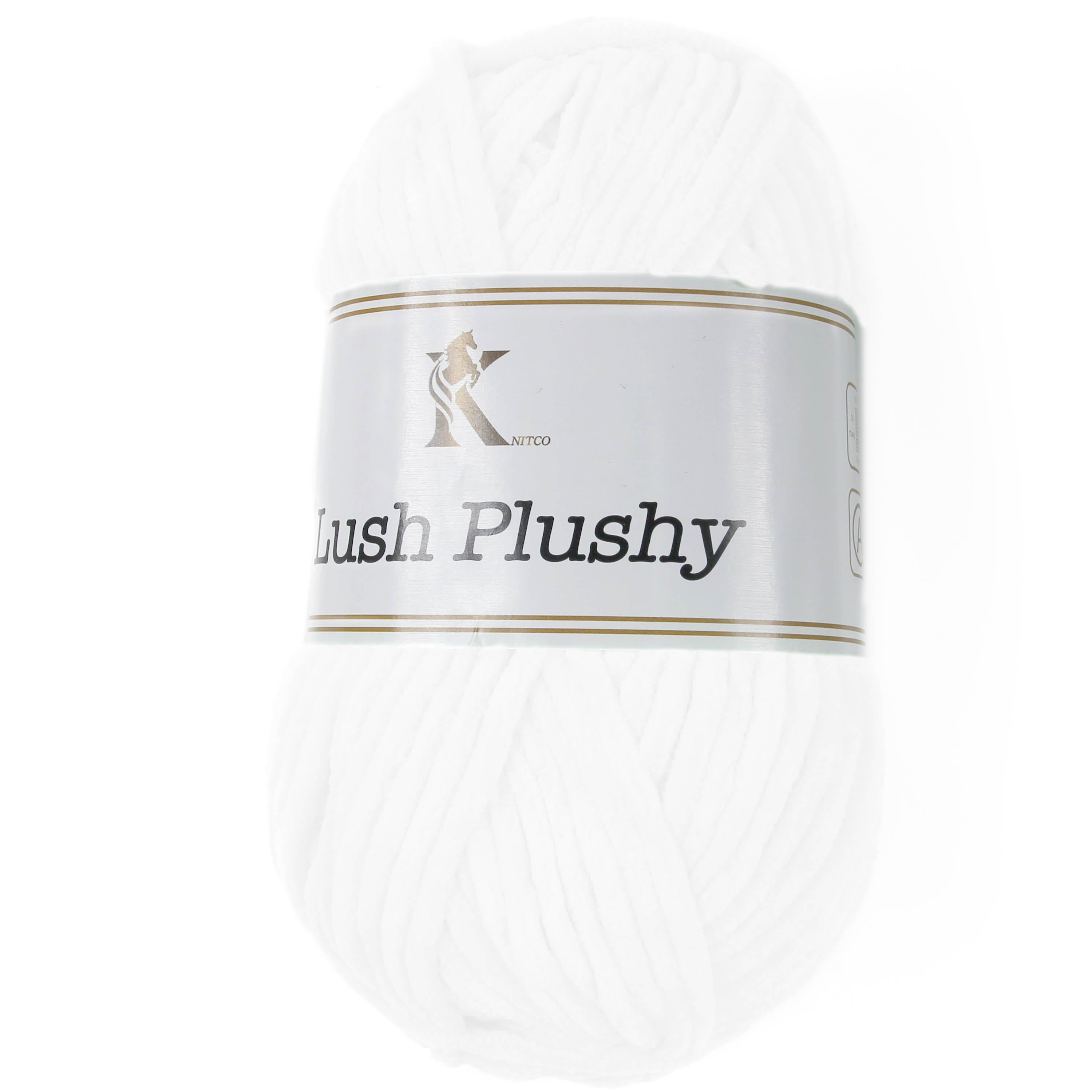 Knit co Lush Plushy / Chenille Chunky - 100g: 100% Polyester