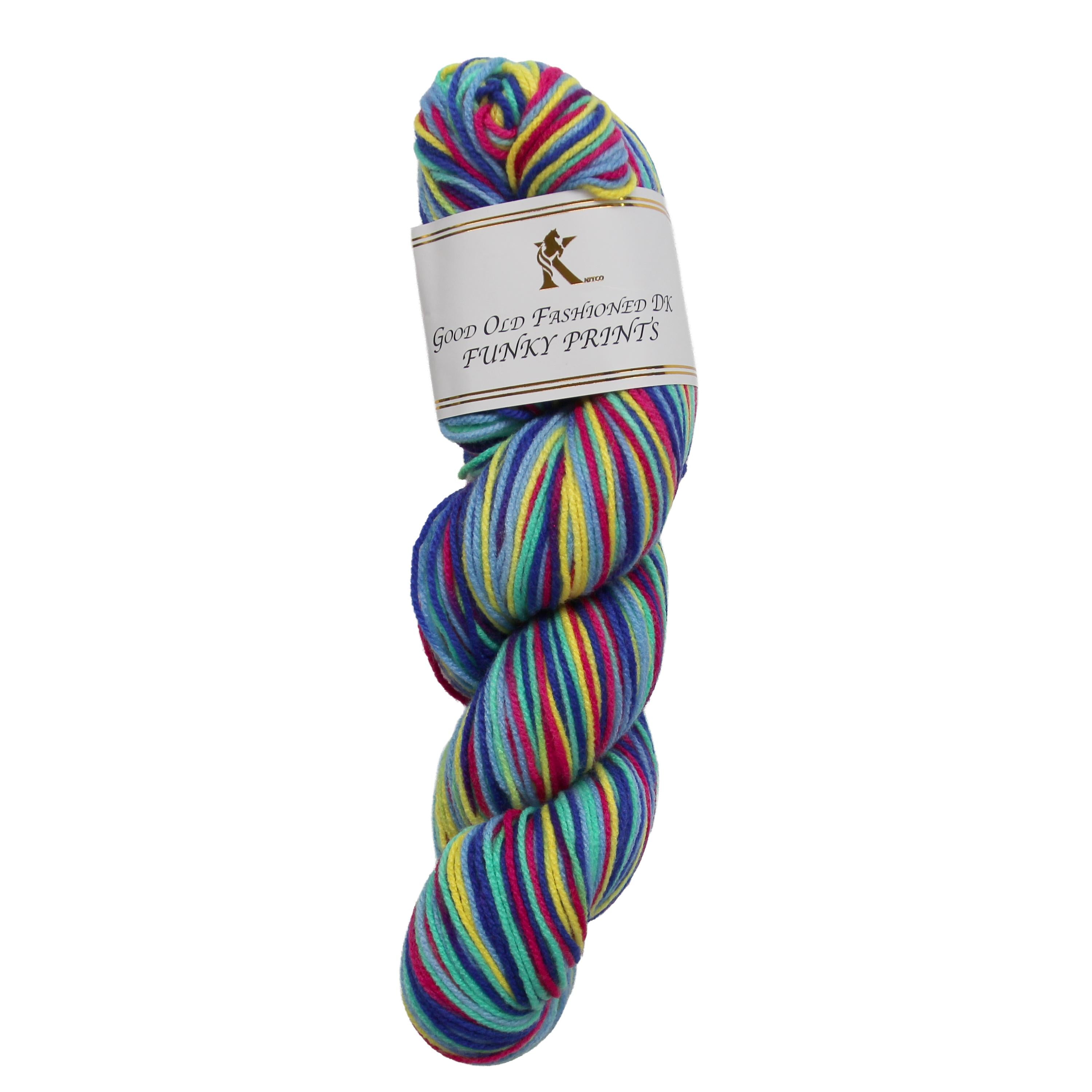 Good Old Fashioned Funky Prints Hanks - 100g - 280m - 100% Acrylic