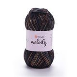 YarnArt Melody - 9% Wool - 21% Acrylic - 70% Polyamide - 100g - 230m