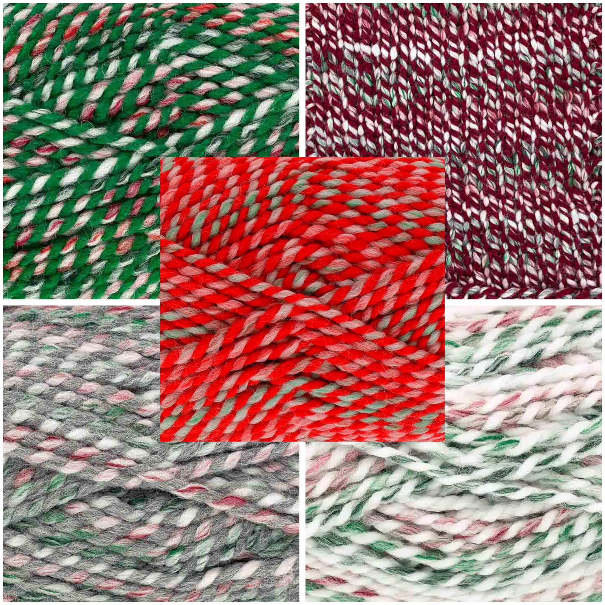 Kingcole Christmas Super Chunky - 80% Premuim Acrylic - 20% Wool - 88m - 100g