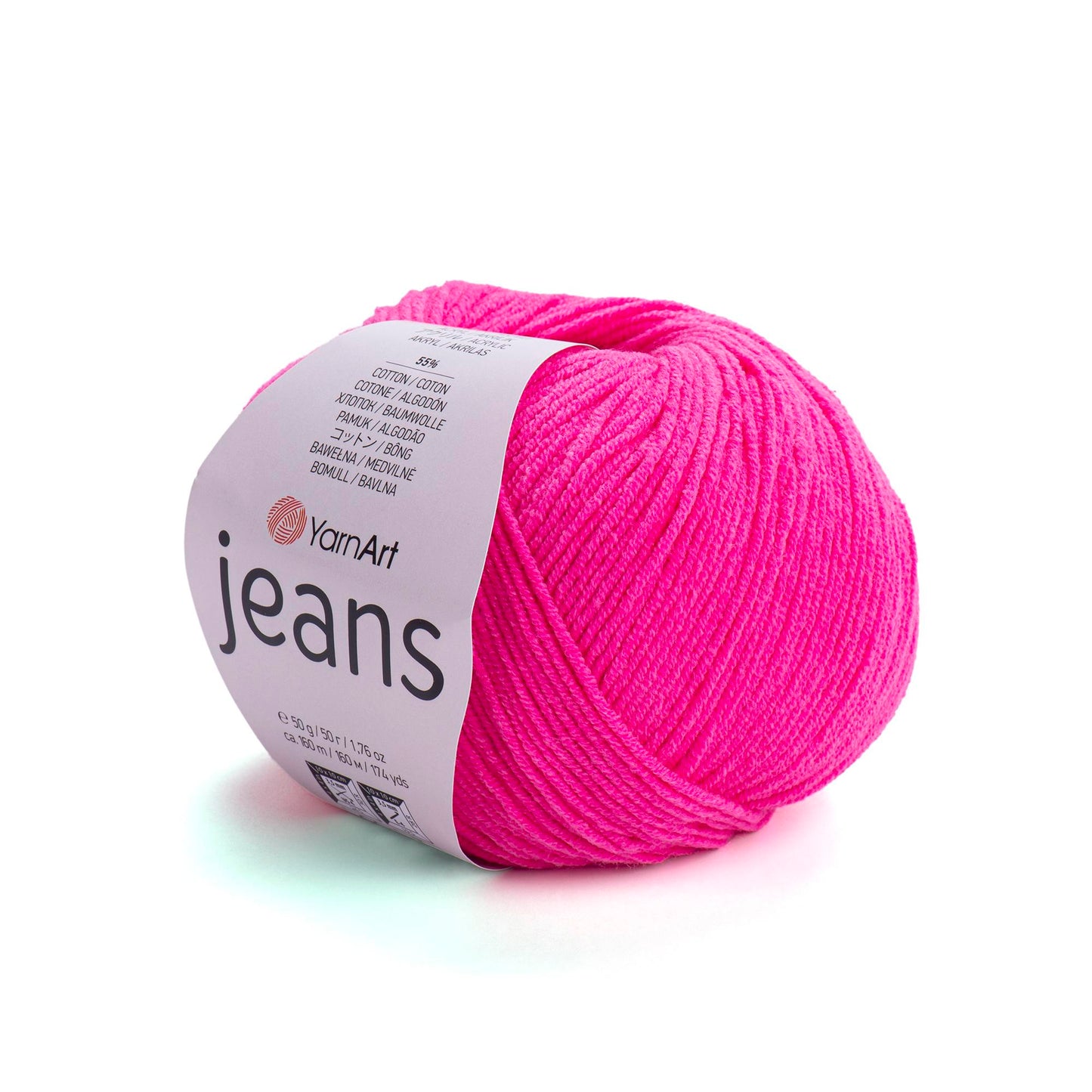Yarn Art - JEANS - 55% Cotton ? 45% Acrylic, 160m Knitting and Crochet Yarn