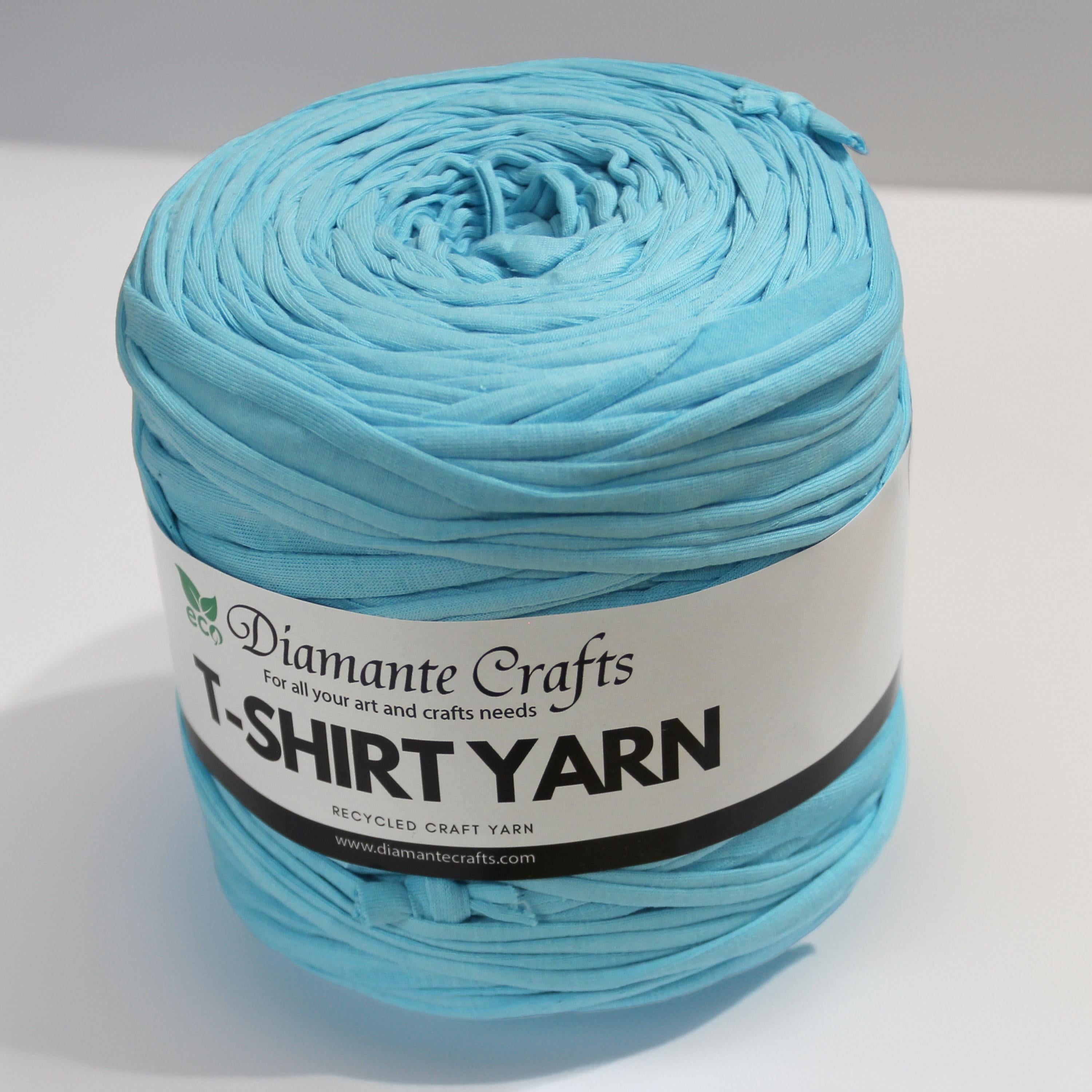 Diamante Crafts Tshirt Yarn - 650g - 110m - 85% Cotton - 10% Recycled Fibres - 5% Elastane
