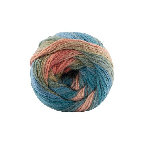 Papatya Batik Dk Variegated Pack Of 5 - 100g, 100% Acrylic, 360m