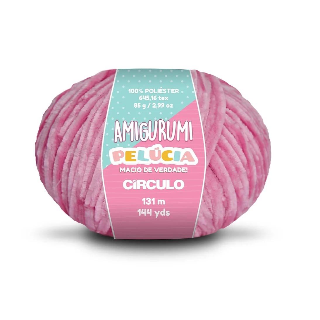 Amigurumi Pelucia Circulo, 85g, 131m, 100% polyester