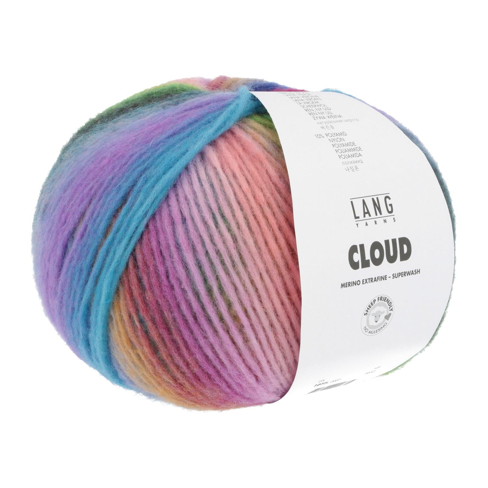 Cloud Lang Yarns, 100g, 260m, 90% merino, 10% nylon