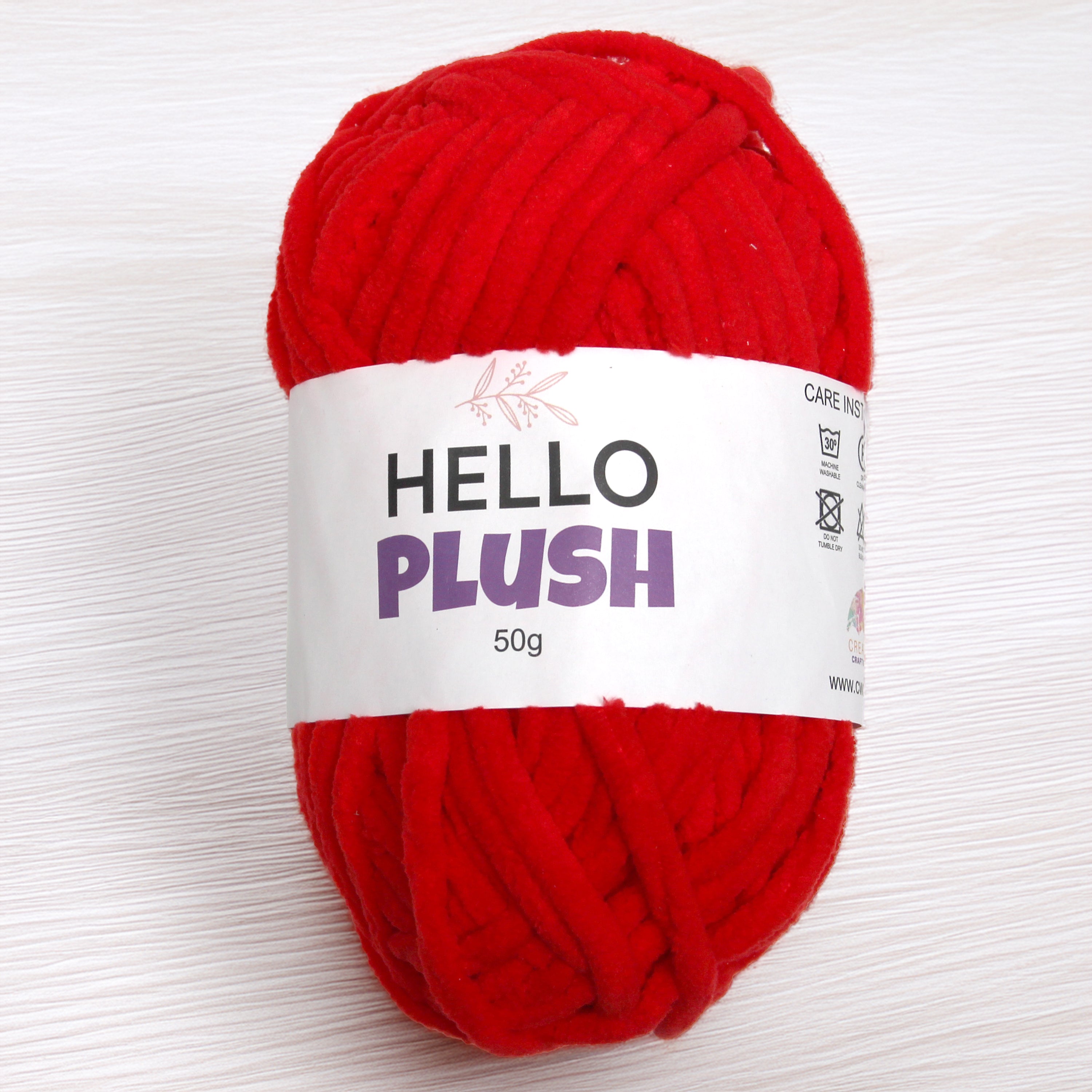 Hello Plush Chenille Box