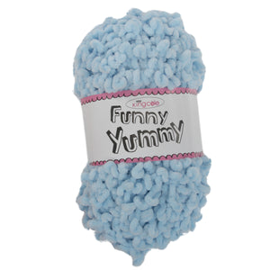 King Cole FUNNY YUMMY Knitting Yarn / Wool - 100g Ball - Blue - 4143