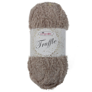 King Cole TRUFFLE Knitting Yarn / Wool - 100g Ball -  Cookie Dough - 4366