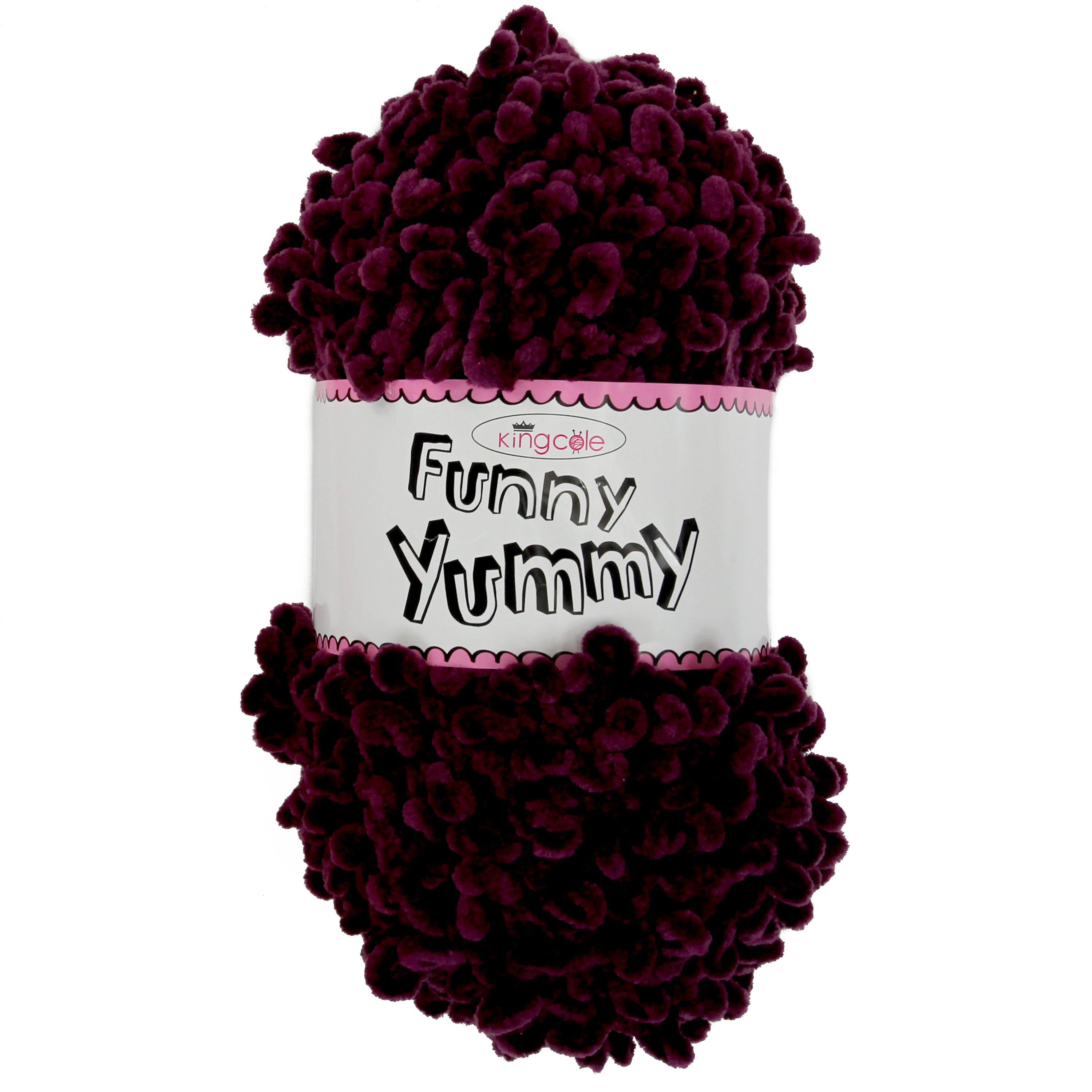King Cole FUNNY YUMMY Knitting Yarn / Wool - 100g Ball - Purple - 4149